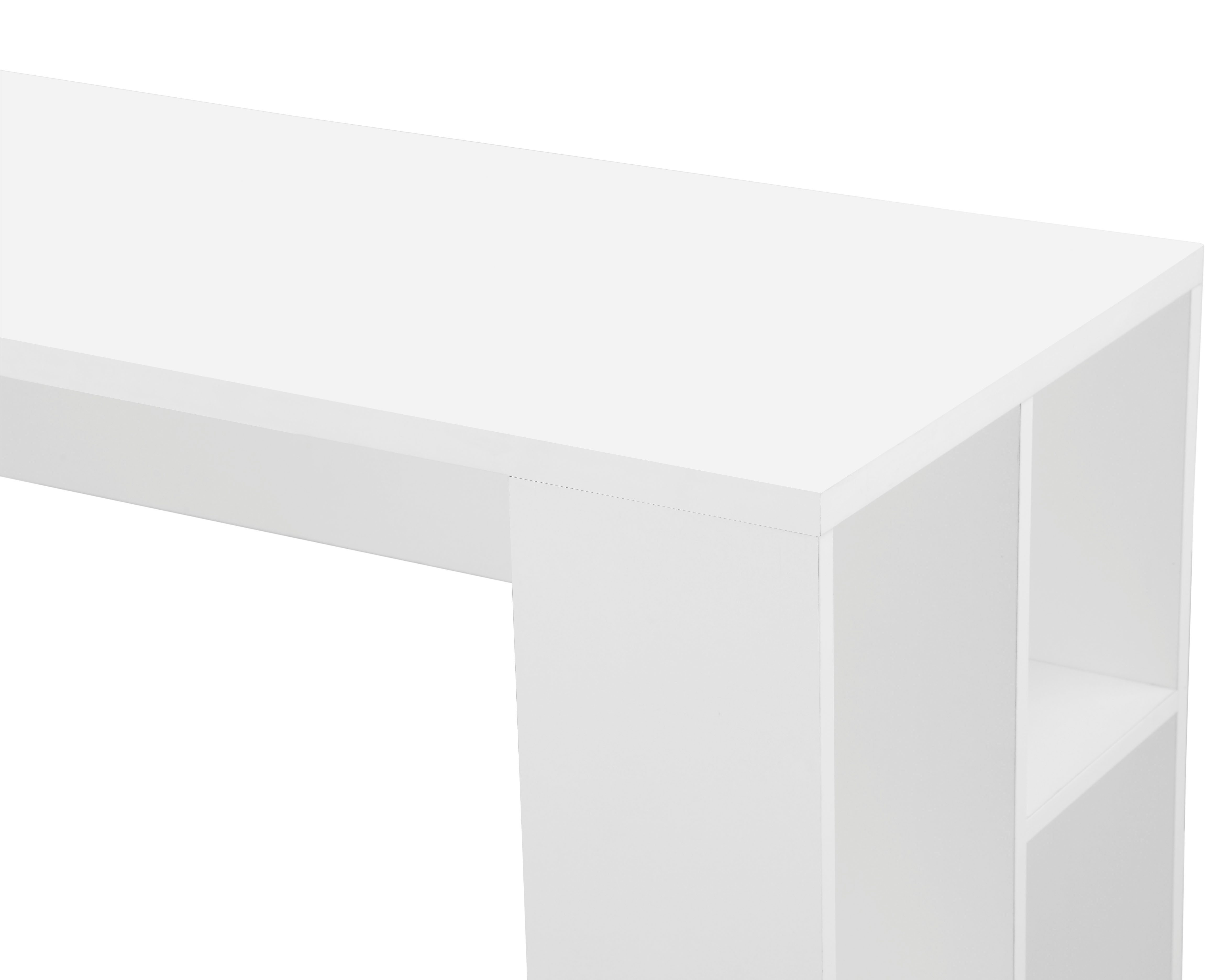 INOSIGN Bureau Ezzell zijwaarts 4 open vakken, krasbestendige coating, breedte 120 cm