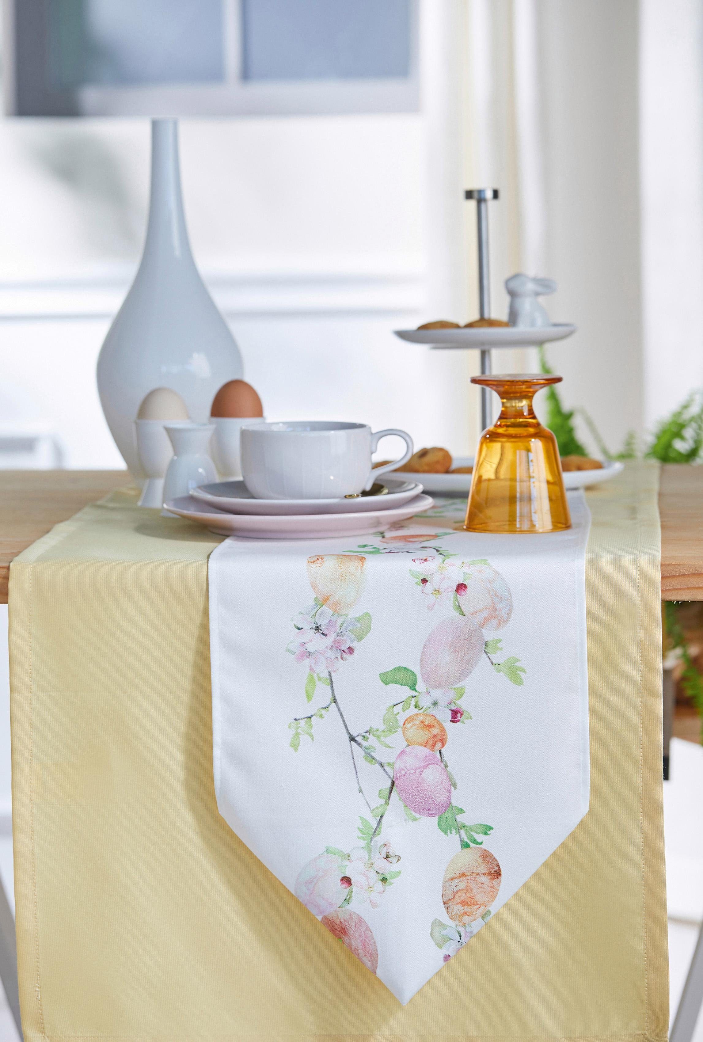 APELT Tafelband 6907 HAPPY EASTER, paasdecoratie, Pasen (1 stuk)
