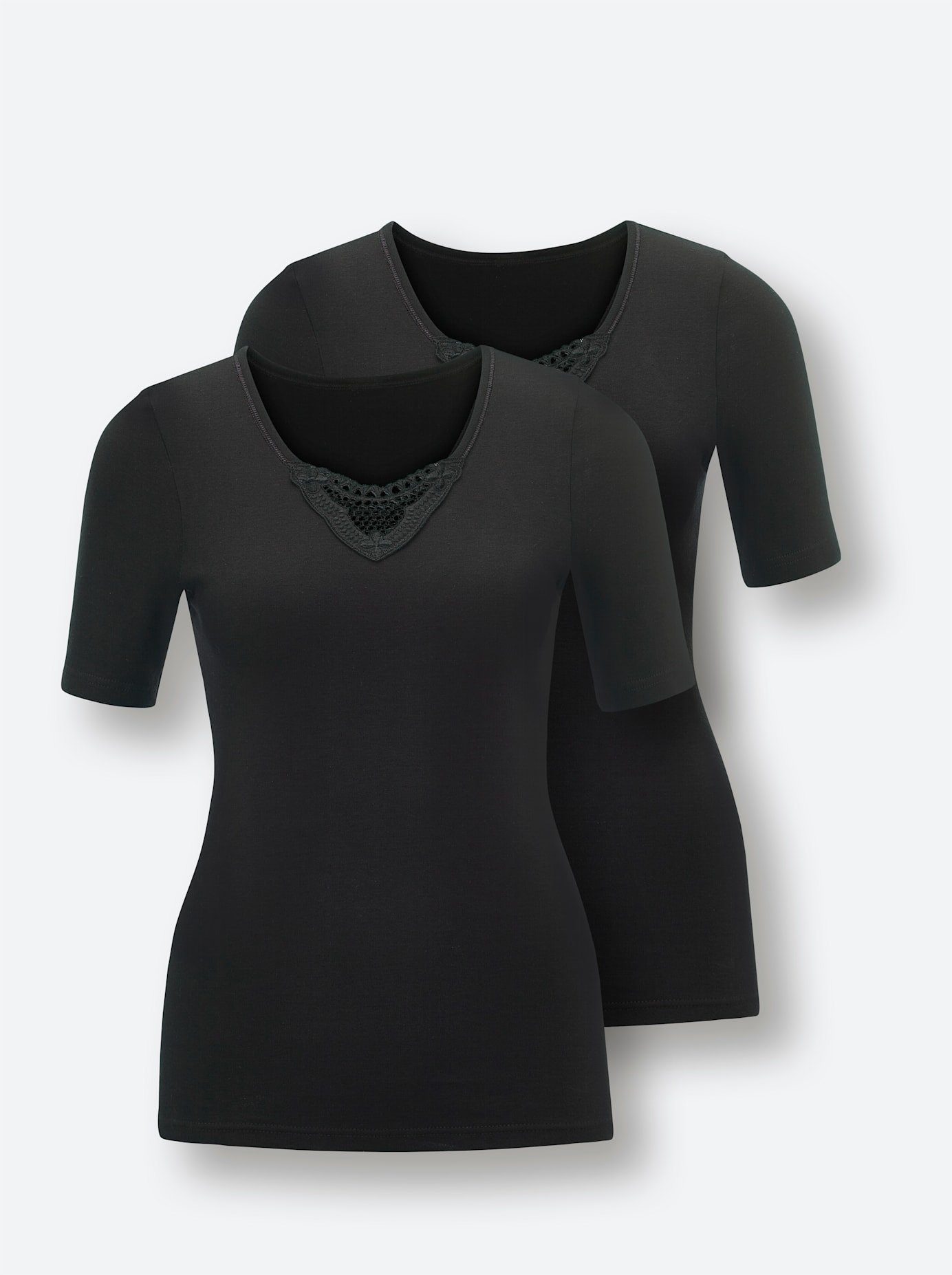 wäschepur Shirt voor eronder (2 stuks)