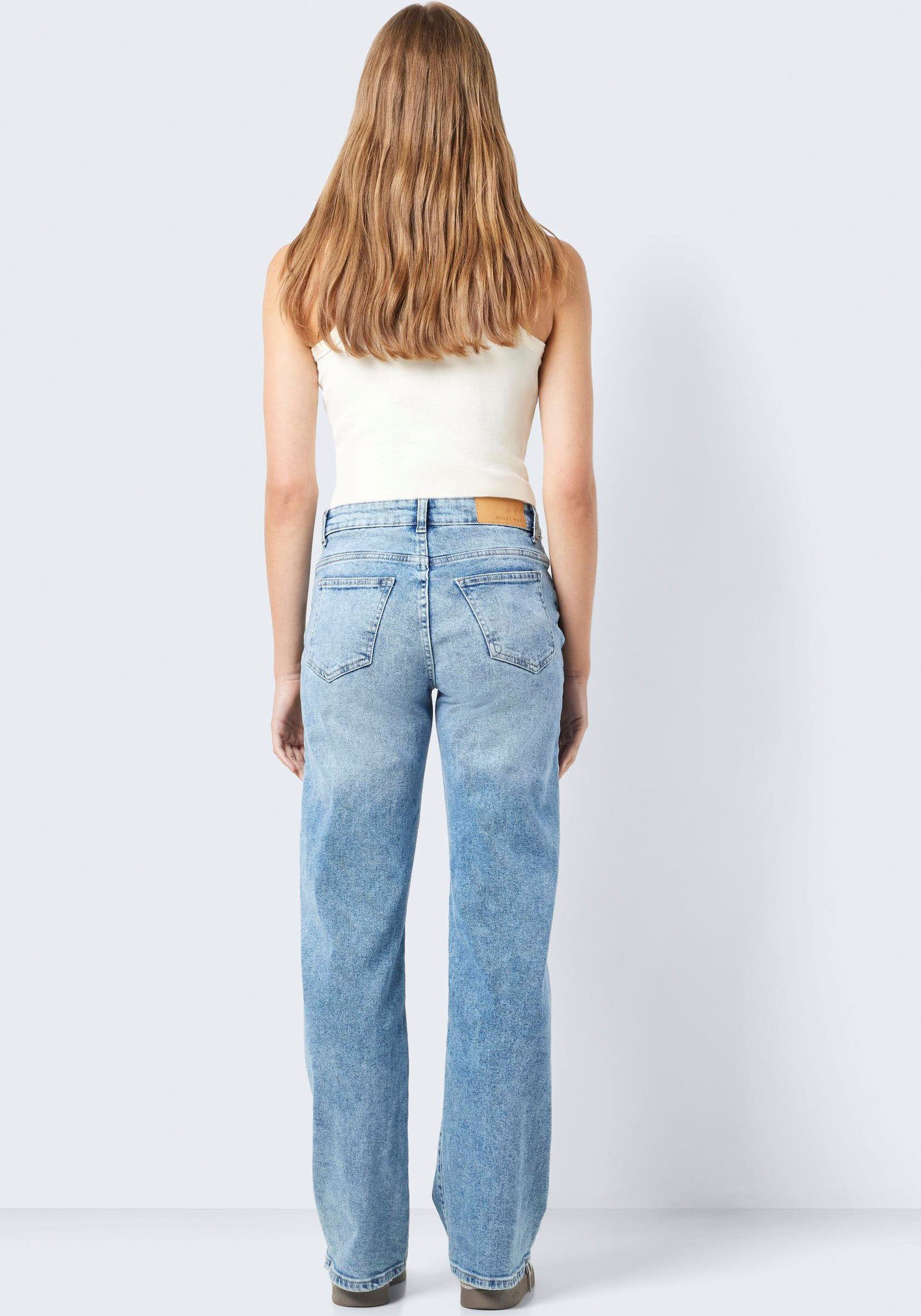 Noisy may Straight jeans NMYOLANDA NW WIDE JEANS AZ236LB NOOS