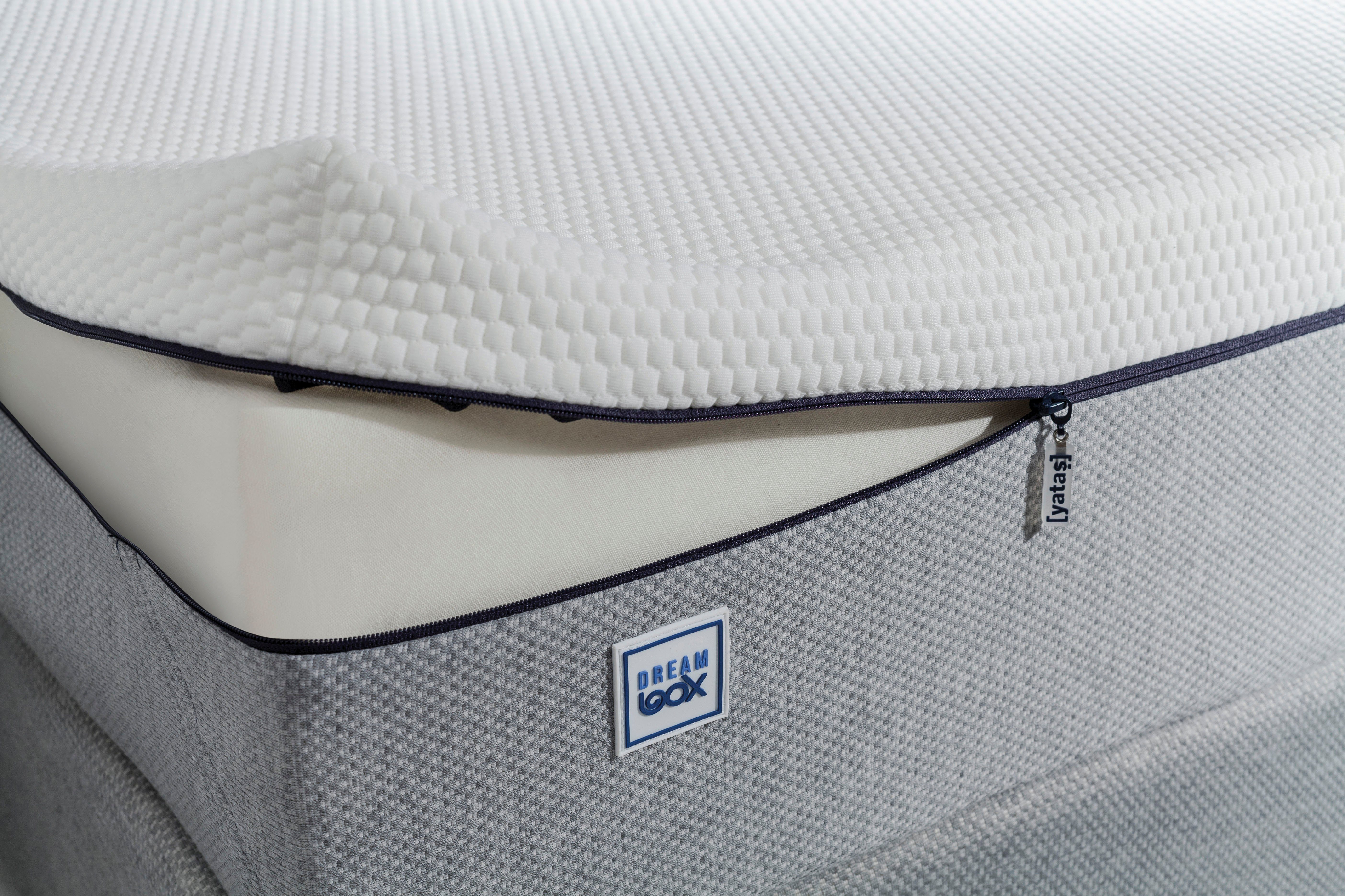 Yatas Pocketveringsmatras Dream Box Roll PRO, matras 90x200, 140x200 cm & andere maten hoogte 24 cm