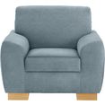 domo collection fauteuil incanto blauw