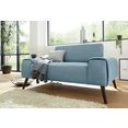 exxpo - sofa fashion 2-zitsbank blauw