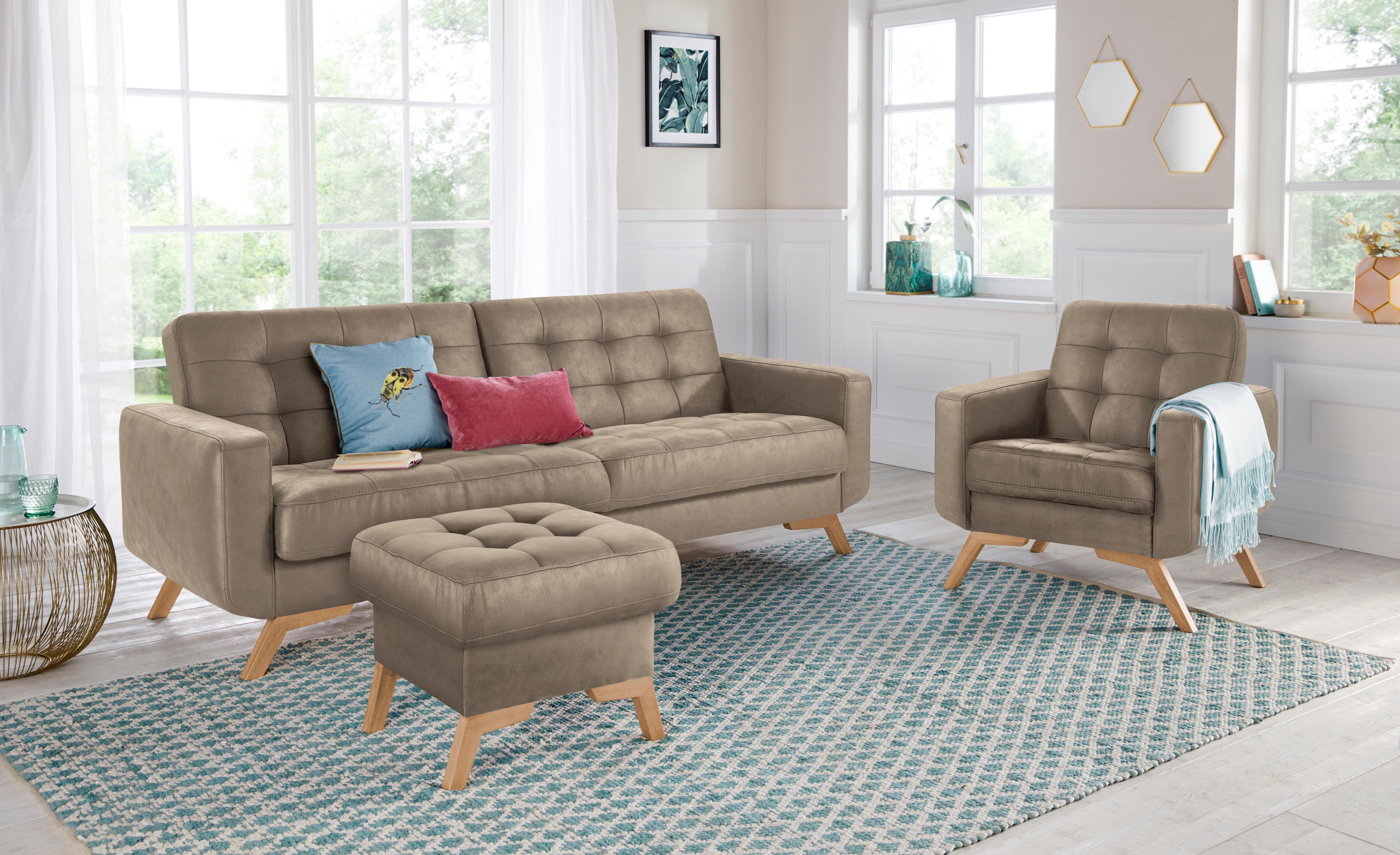 exxpo - sofa fashion Hocker Fiord compact en comfortabel, geweldige afwerkingsdetails