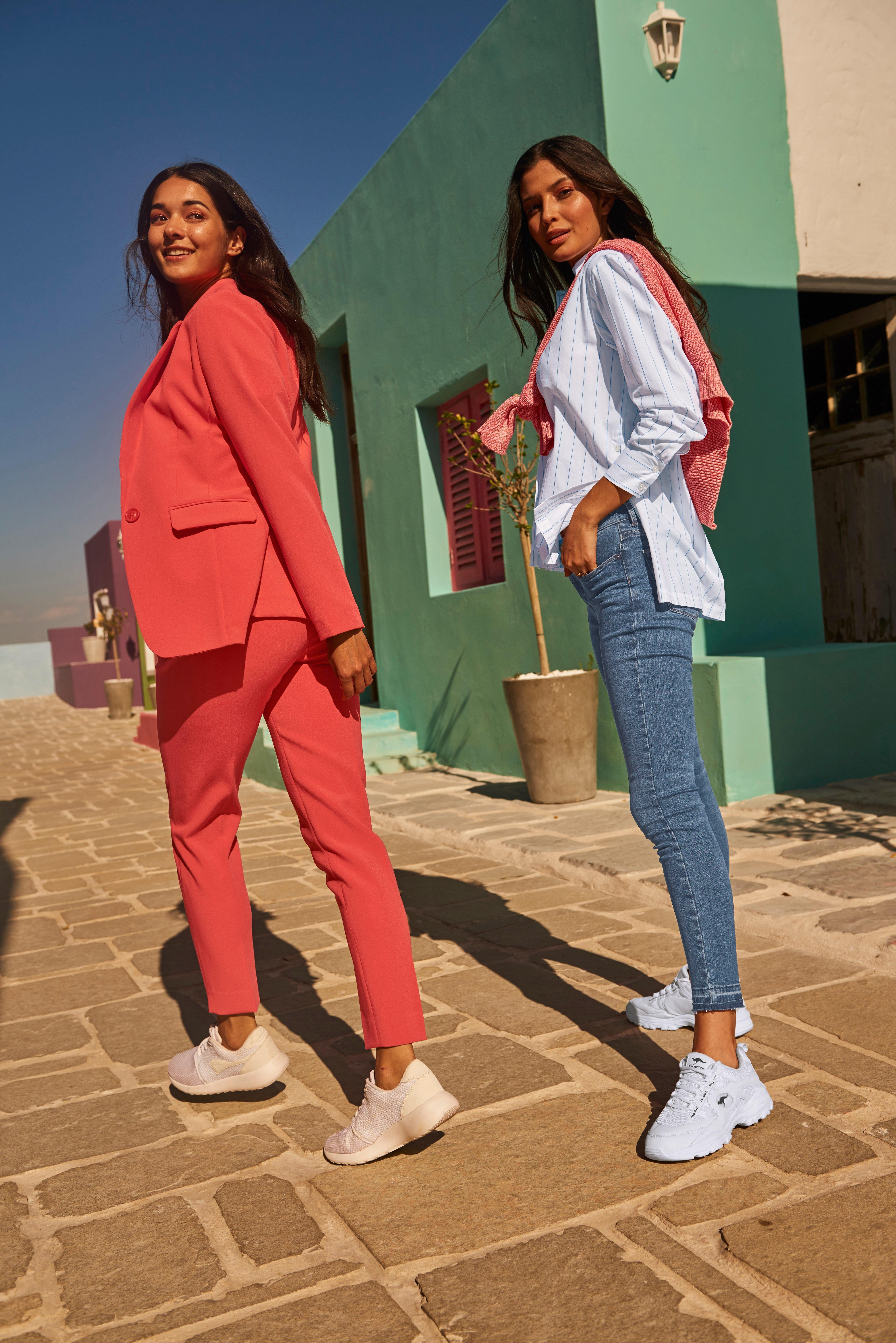 Skechers Sneakers BOBS SQUAD - TOUGH TALK Vrijetijdsschoen, lage schoen, veterschoen met skech-knit