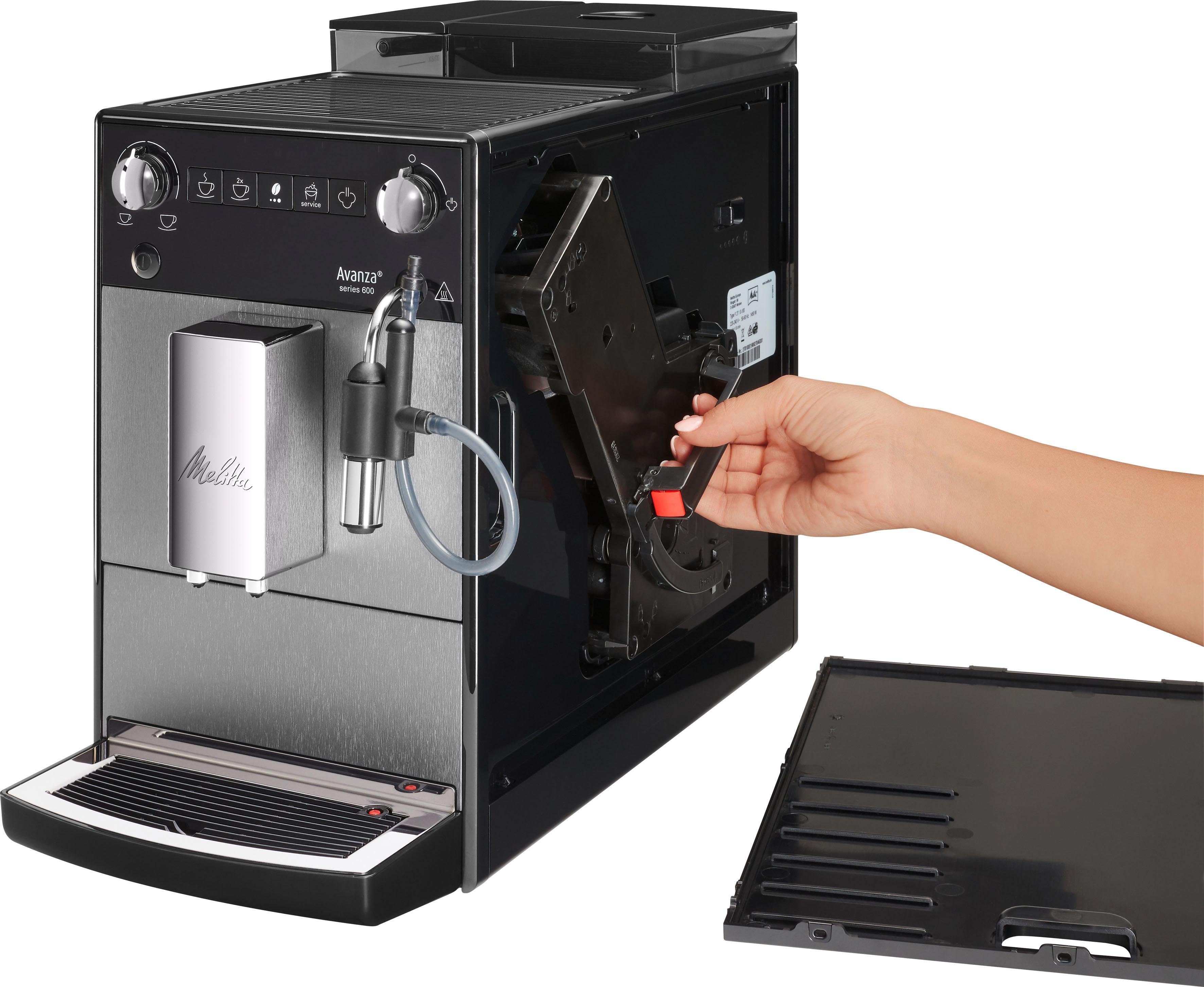 Melitta Volautomatisch koffiezetapparaat Avanza® F270-100 Mystic Titan, Compact, maar XL waterreservoir & XL bonenreservoir, melkschuim-systeem
