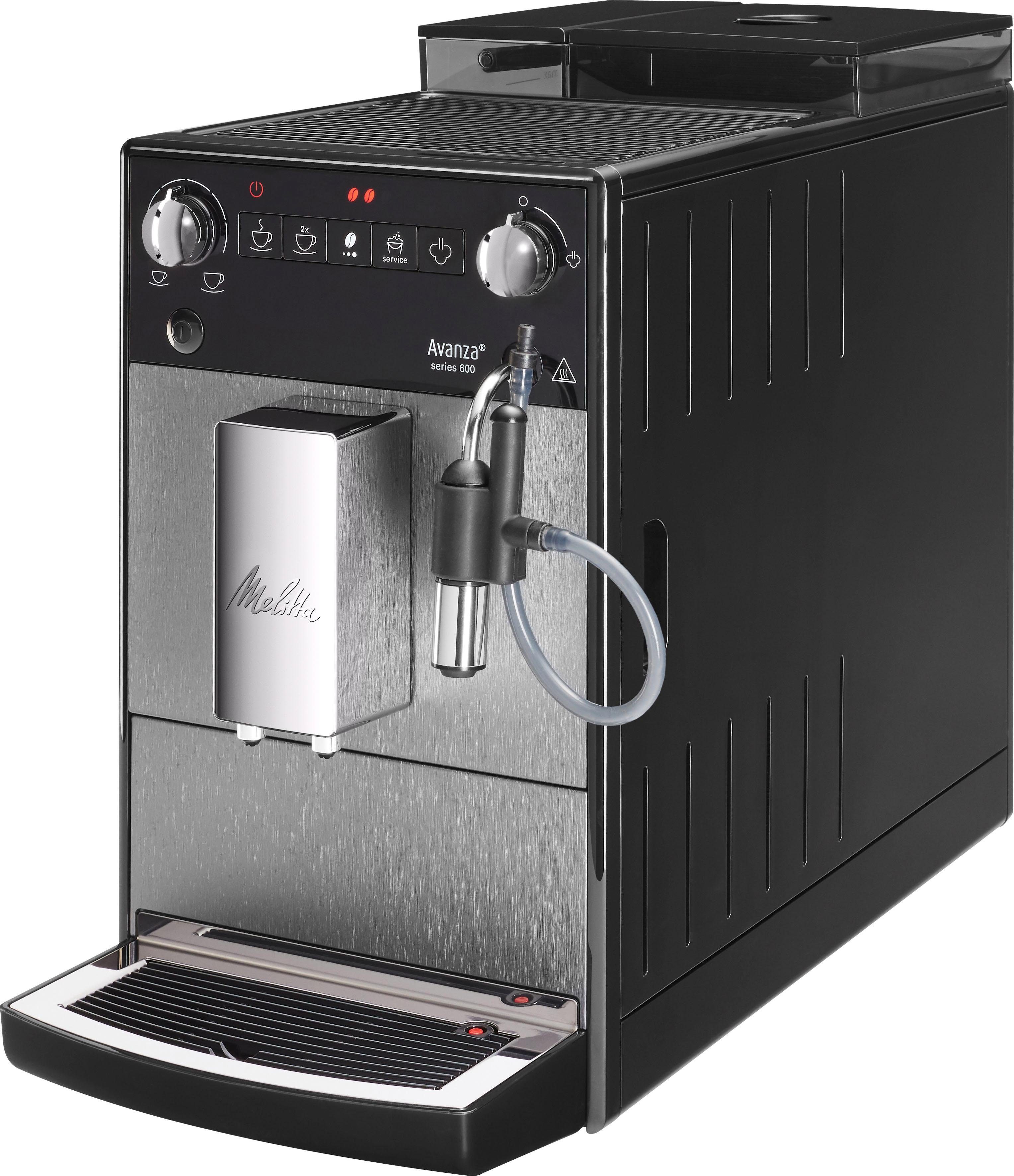 Melitta Volautomatisch koffiezetapparaat Avanza® F270-100 Mystic Titan, Compact, maar XL waterreservoir & XL bonenreservoir, melkschuim-systeem
