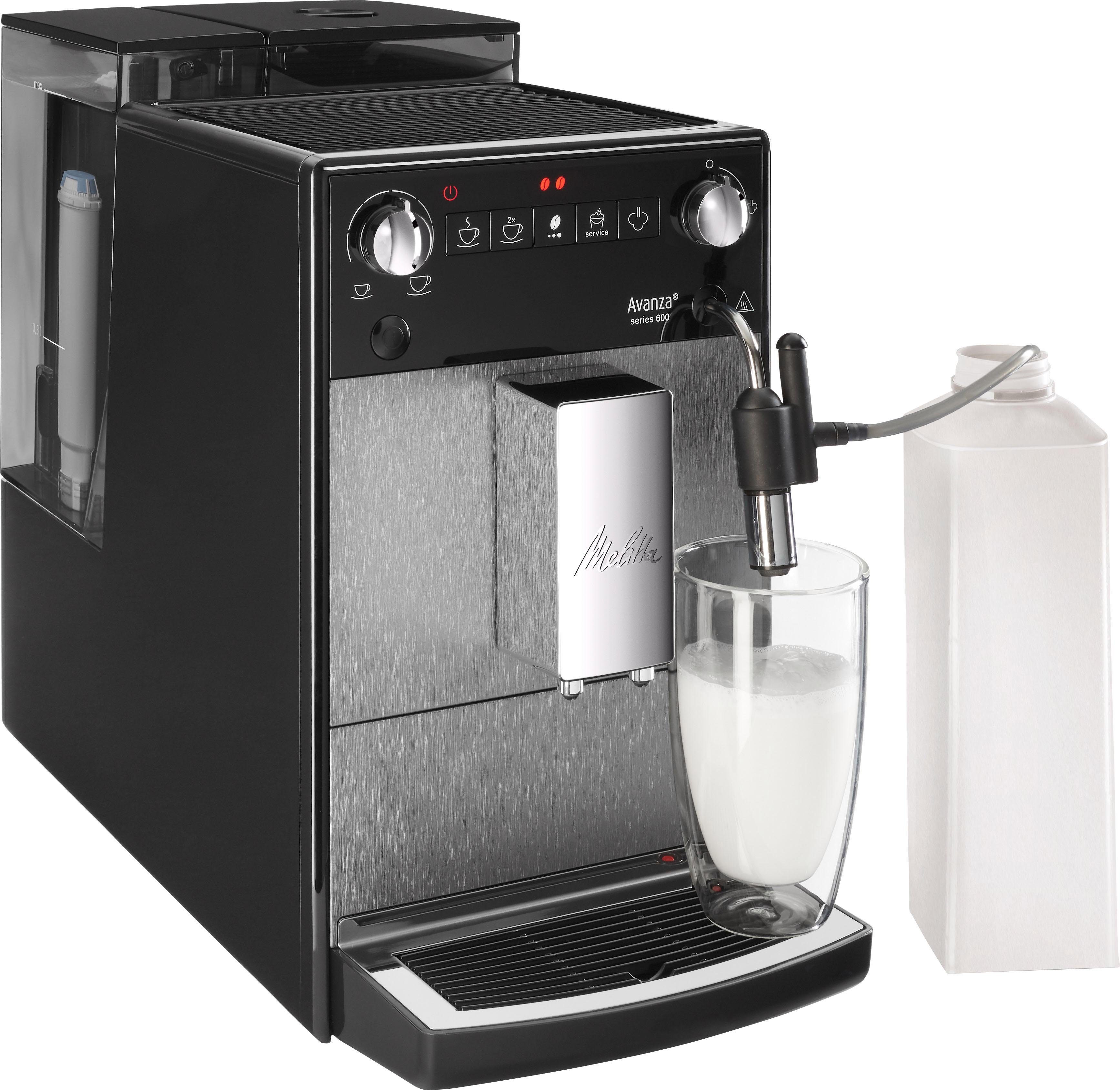 Melitta Volautomatisch koffiezetapparaat Avanza® F270-100 Mystic Titan, Compact, maar XL waterreservoir & XL bonenreservoir, melkschuim-systeem