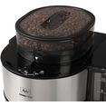 melitta koffiezetapparaat met maalwerk aromafresh therm 1021-12, 1,2 l zilver