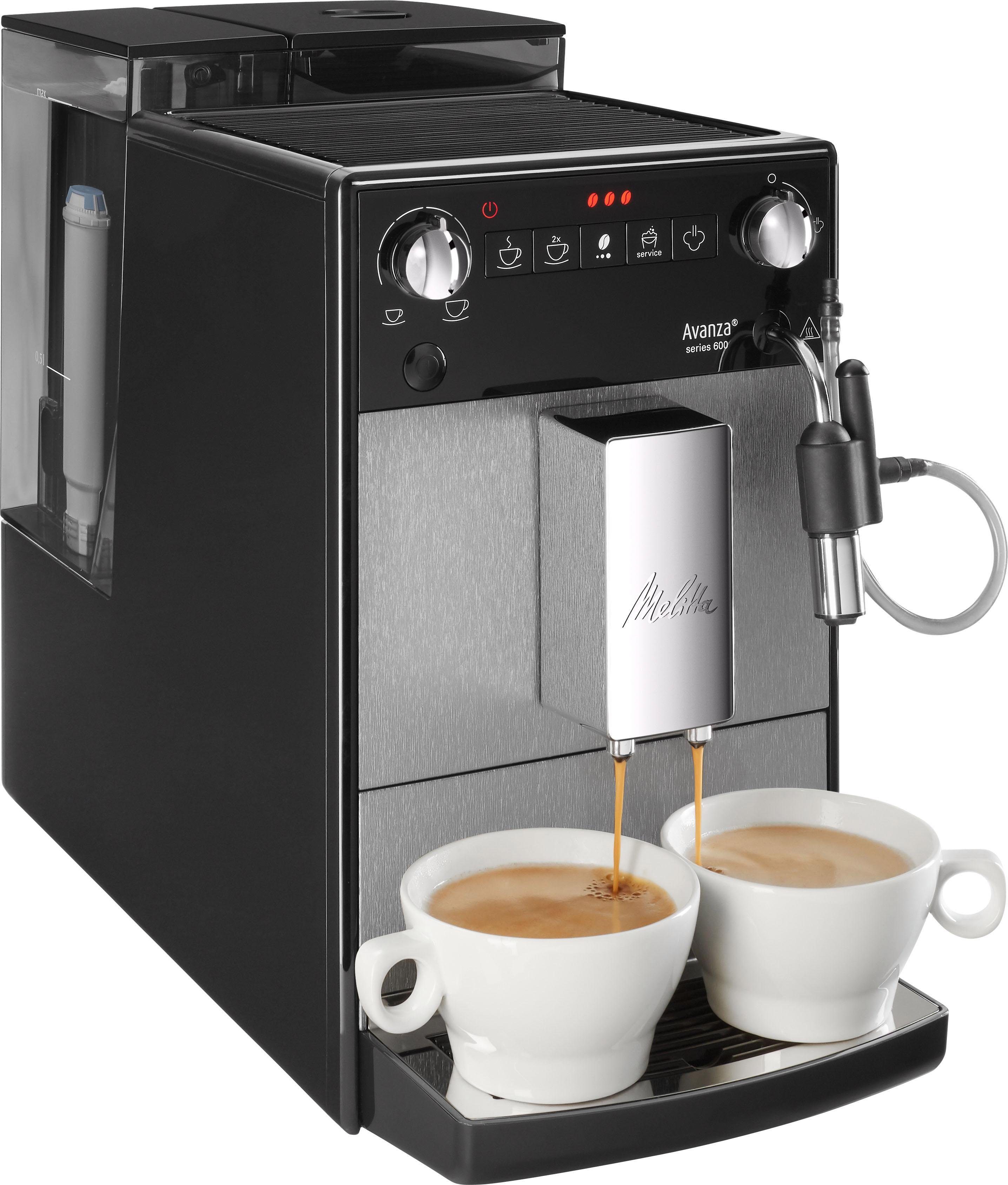 Melitta Volautomatisch koffiezetapparaat Avanza® F270-100 Mystic Titan, Compact, maar XL waterreservoir & XL bonenreservoir, melkschuim-systeem