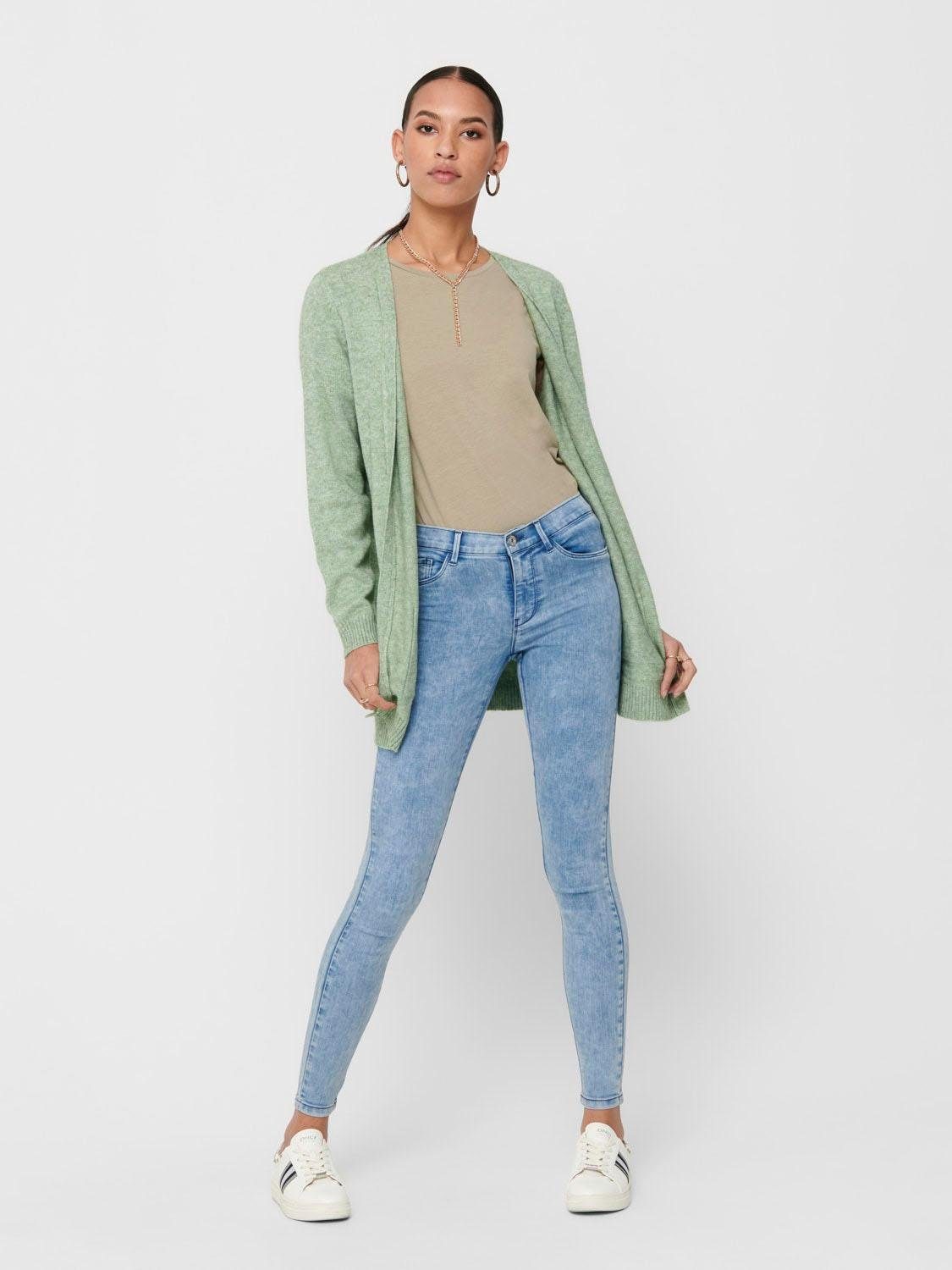 Only Vest ONLLESLY L/S OPEN CARDIGAN KNT NOOS