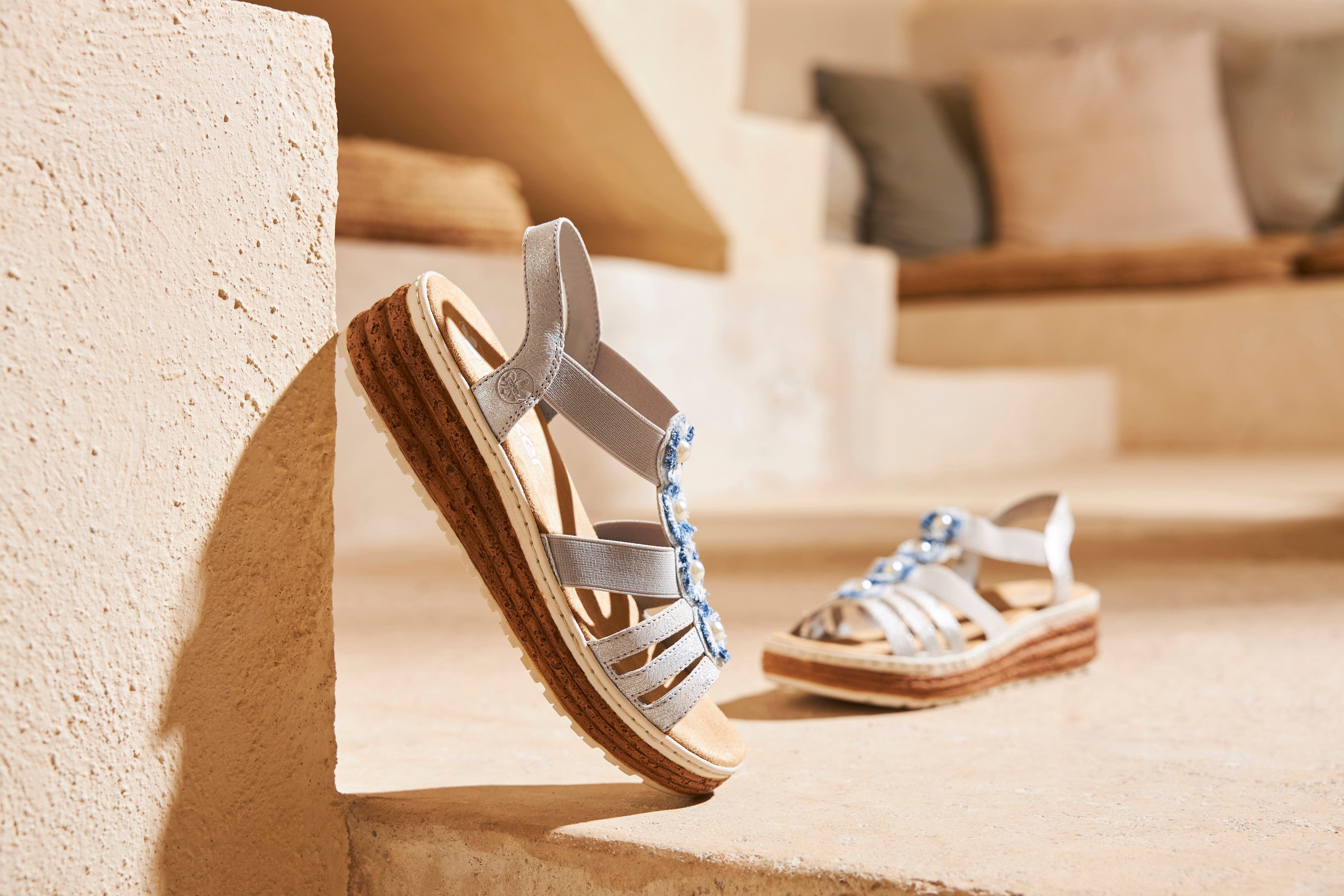 Rieker Plateausandalen