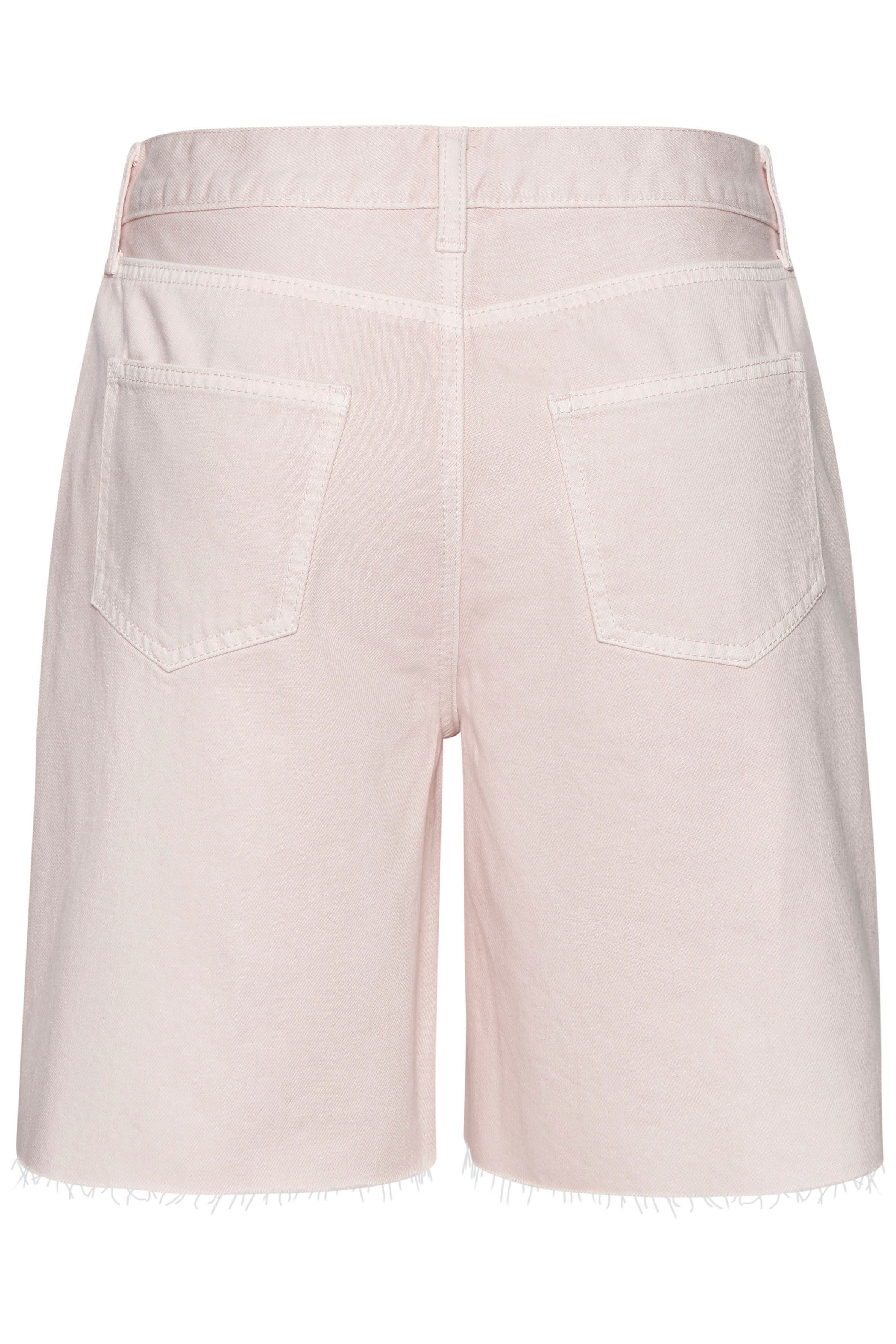 Venice Beach Jeansbermuda met franjes aan de zoom, casual shorts