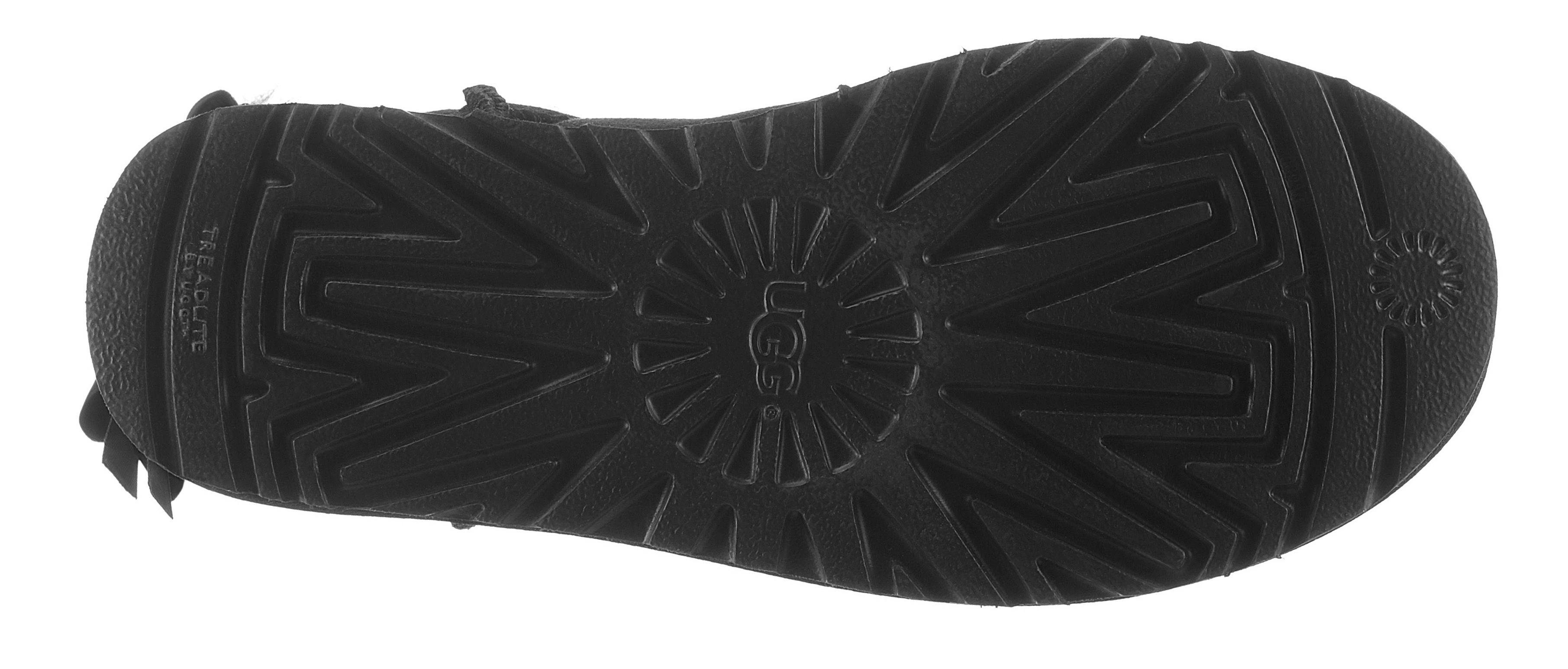 UGG Boots zonder sluiting Bailey Bow 2 met satijnen strikken achter bij de schacht