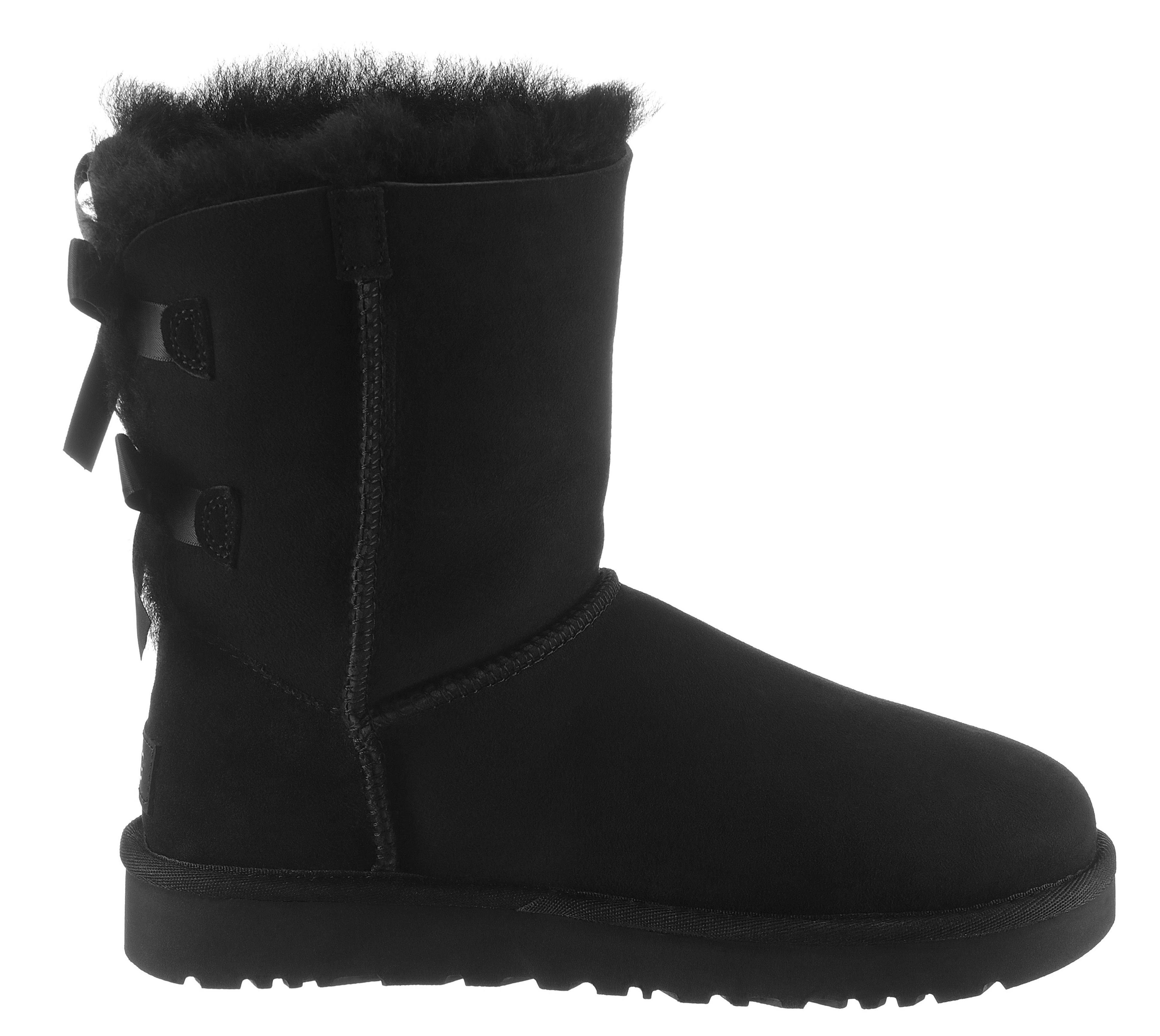 UGG Boots zonder sluiting Bailey Bow 2 met satijnen strikken achter bij de schacht