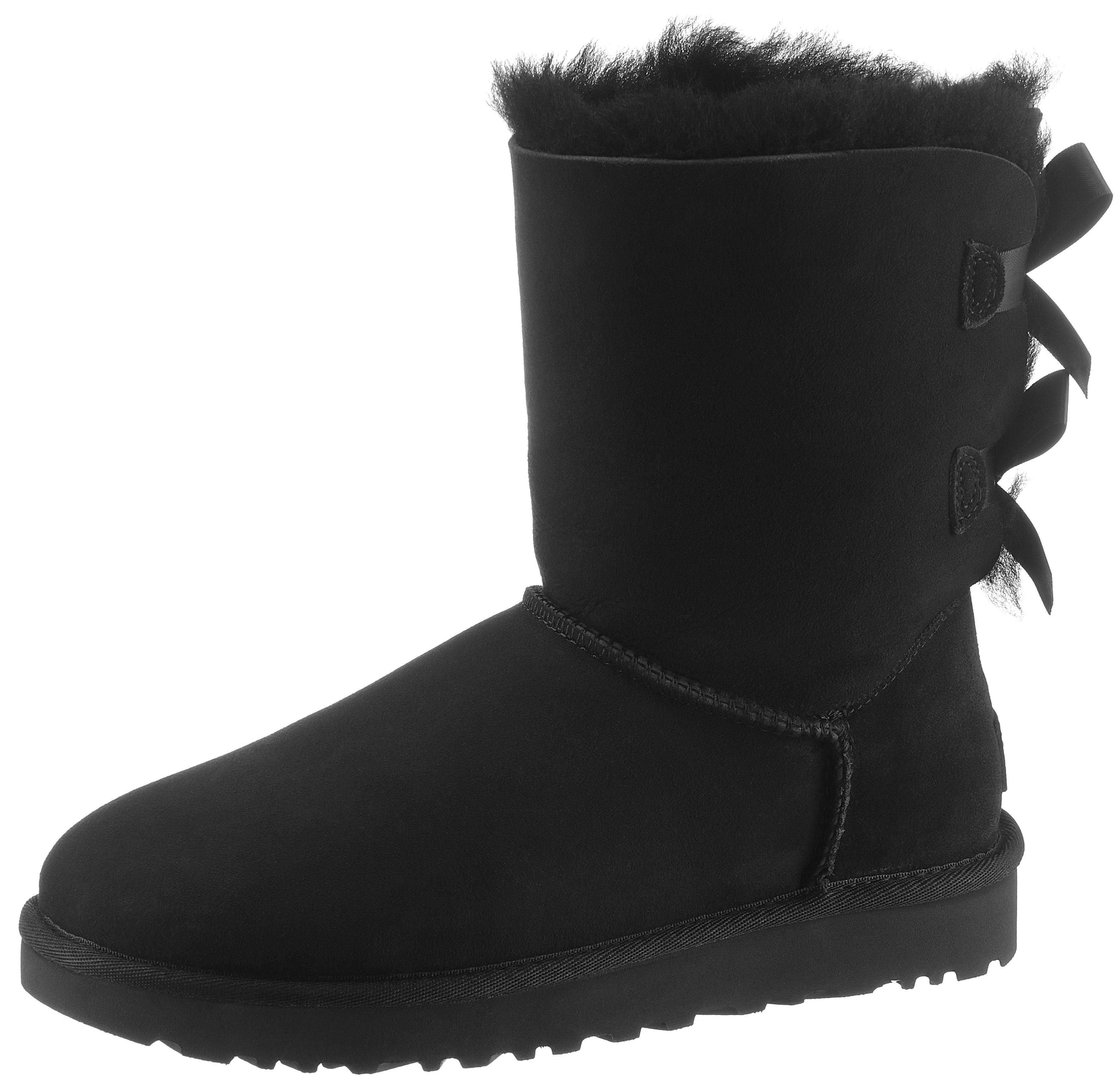 UGG Boots zonder sluiting Bailey Bow 2 met satijnen strikken achter bij de schacht