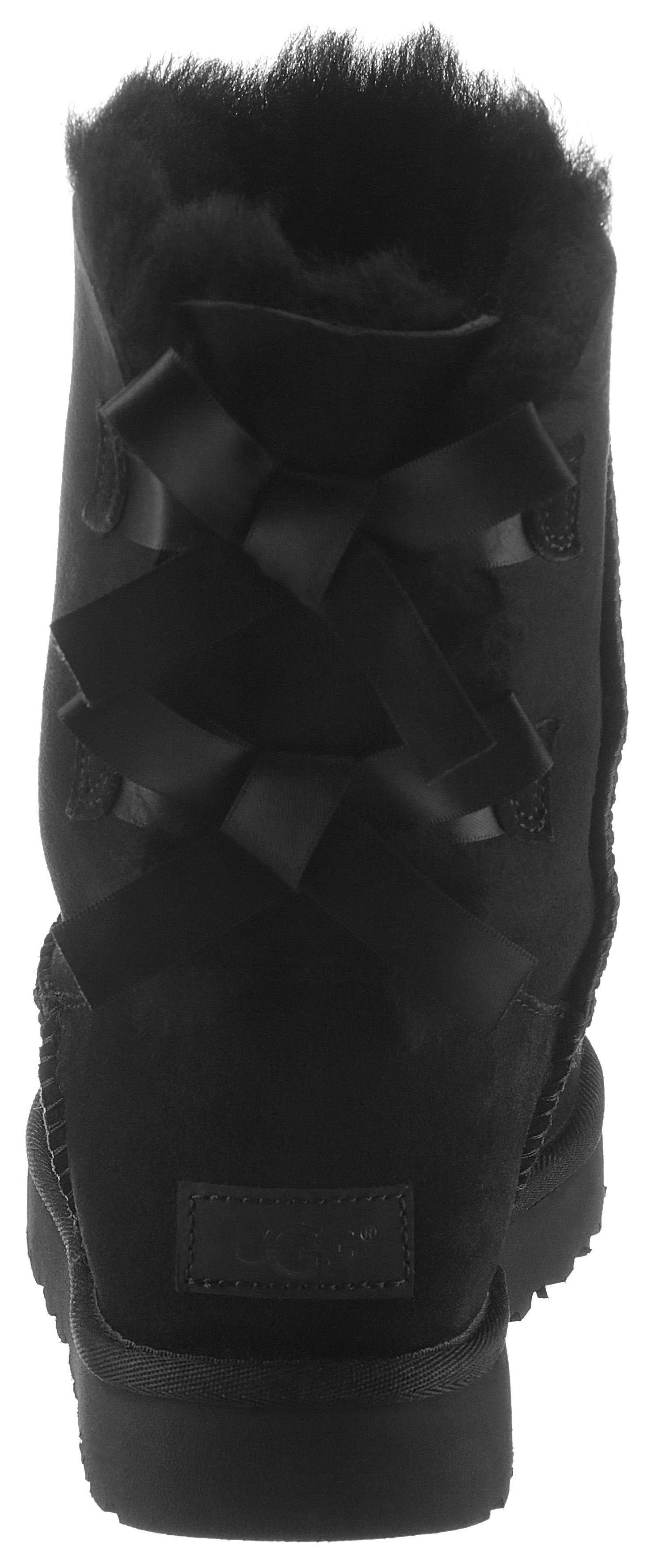 UGG Boots zonder sluiting Bailey Bow 2 met satijnen strikken achter bij de schacht
