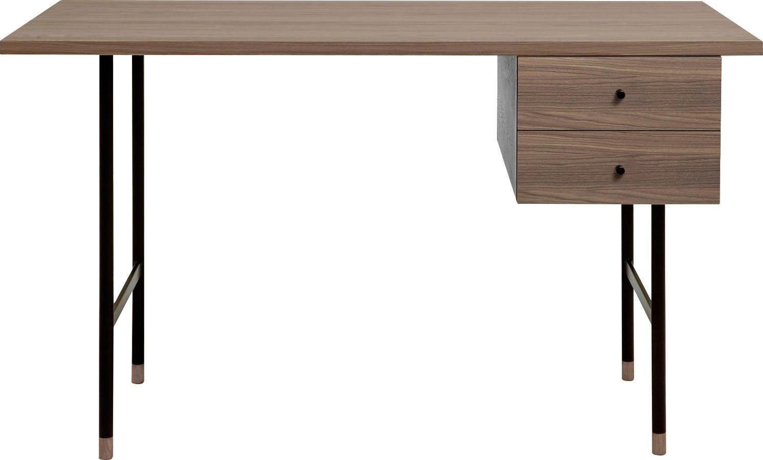 Woodman Bureau Daniel Laden met soft-closefunctie, poten van metaal
