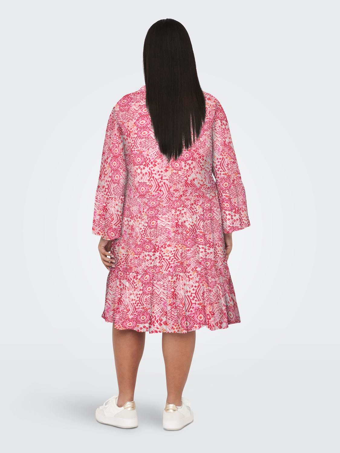 ONLY CARMAKOMA Tuniekjurk CARMARRAKESH LIFE 3/4 TUNIC DRESS AOP