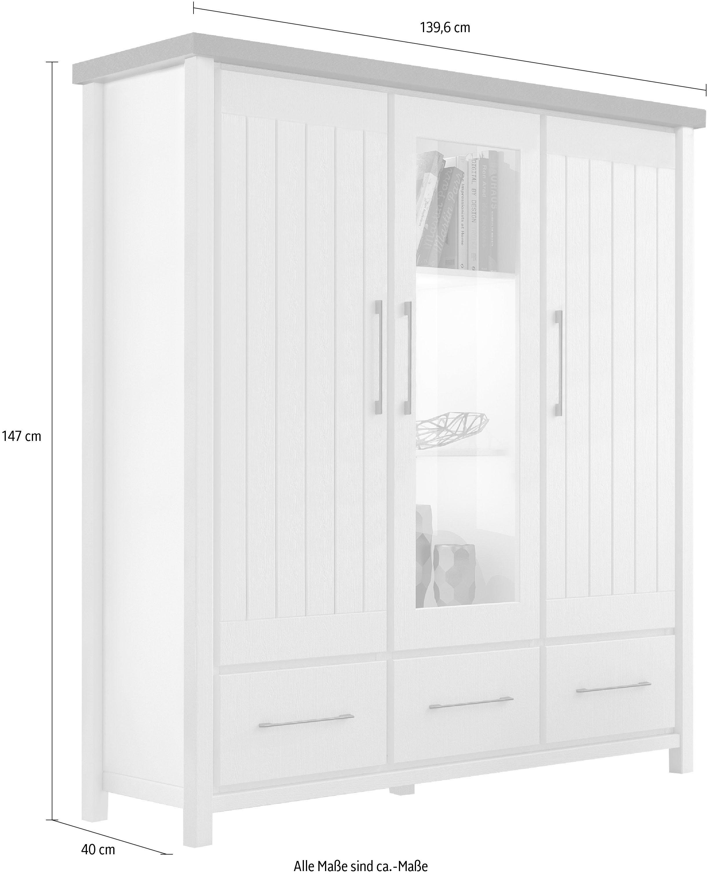 Home affaire Buffetkast Miami Breedte 140 cm