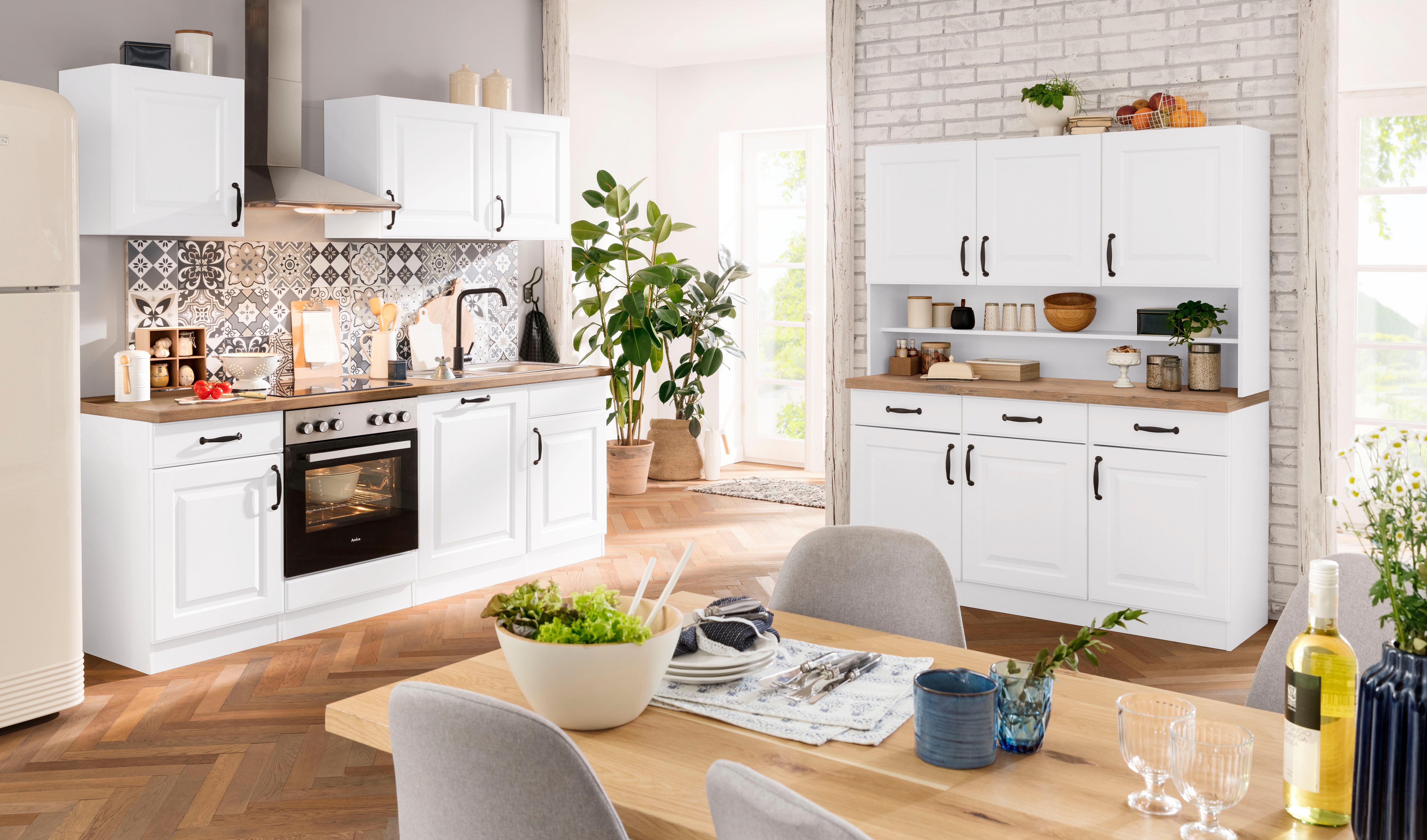 wiho Küchen Keukenbuffet Erla 150 cm breed met vakkenfront