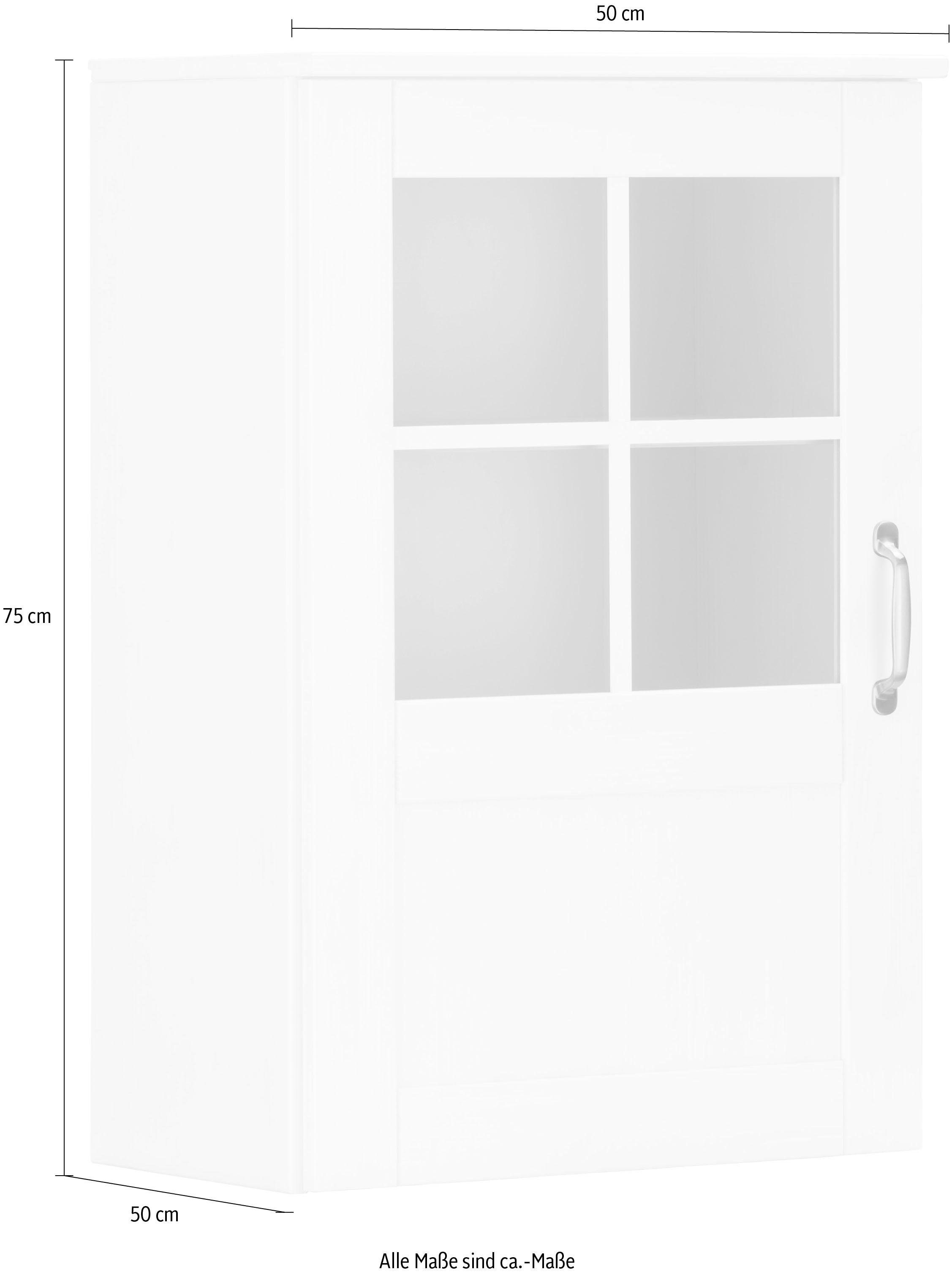 Home affaire Hangend kastje Alby Breedte 50 cm, 1 deur