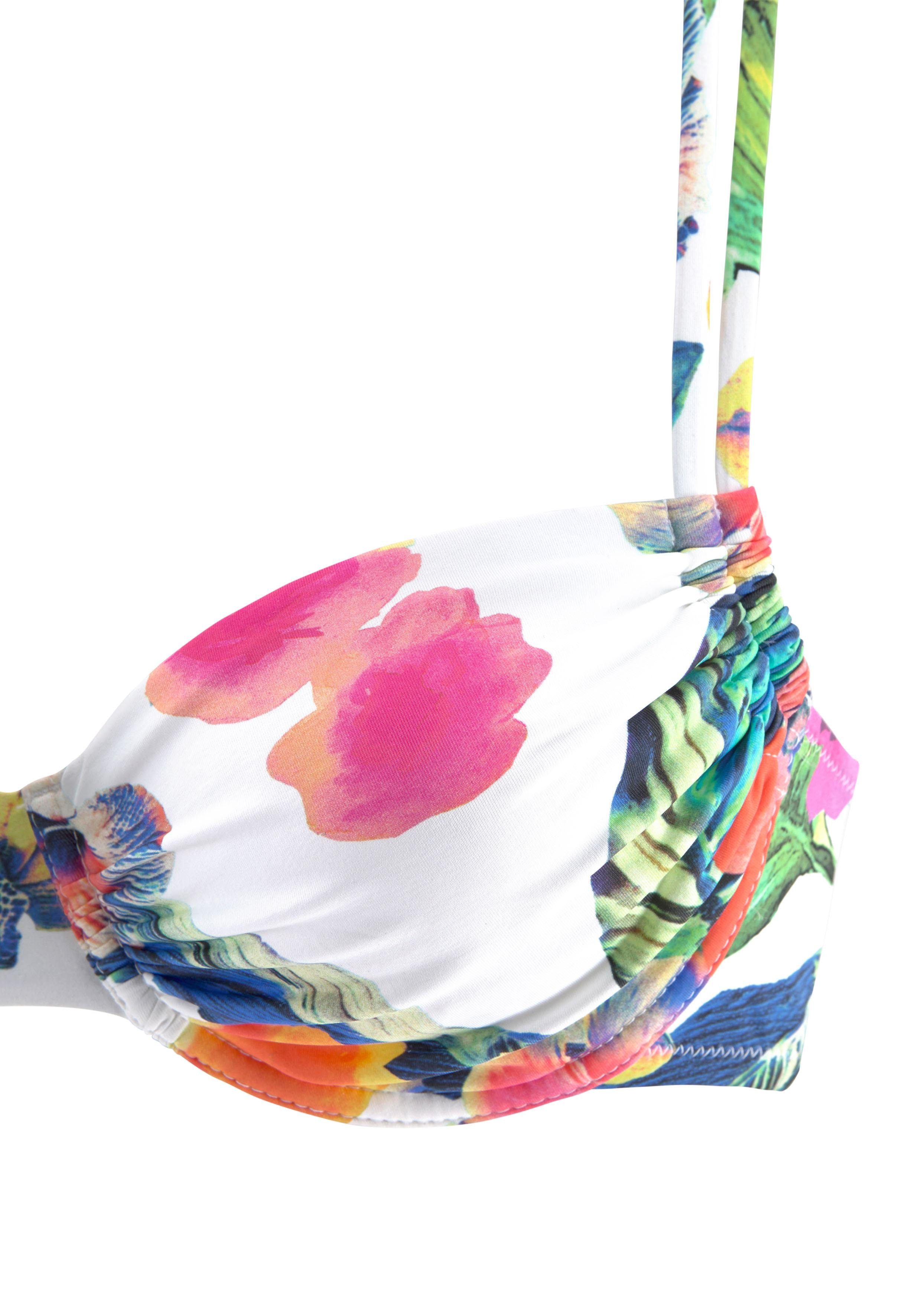 Lascana Beugelbikini zomers gedessineerd
