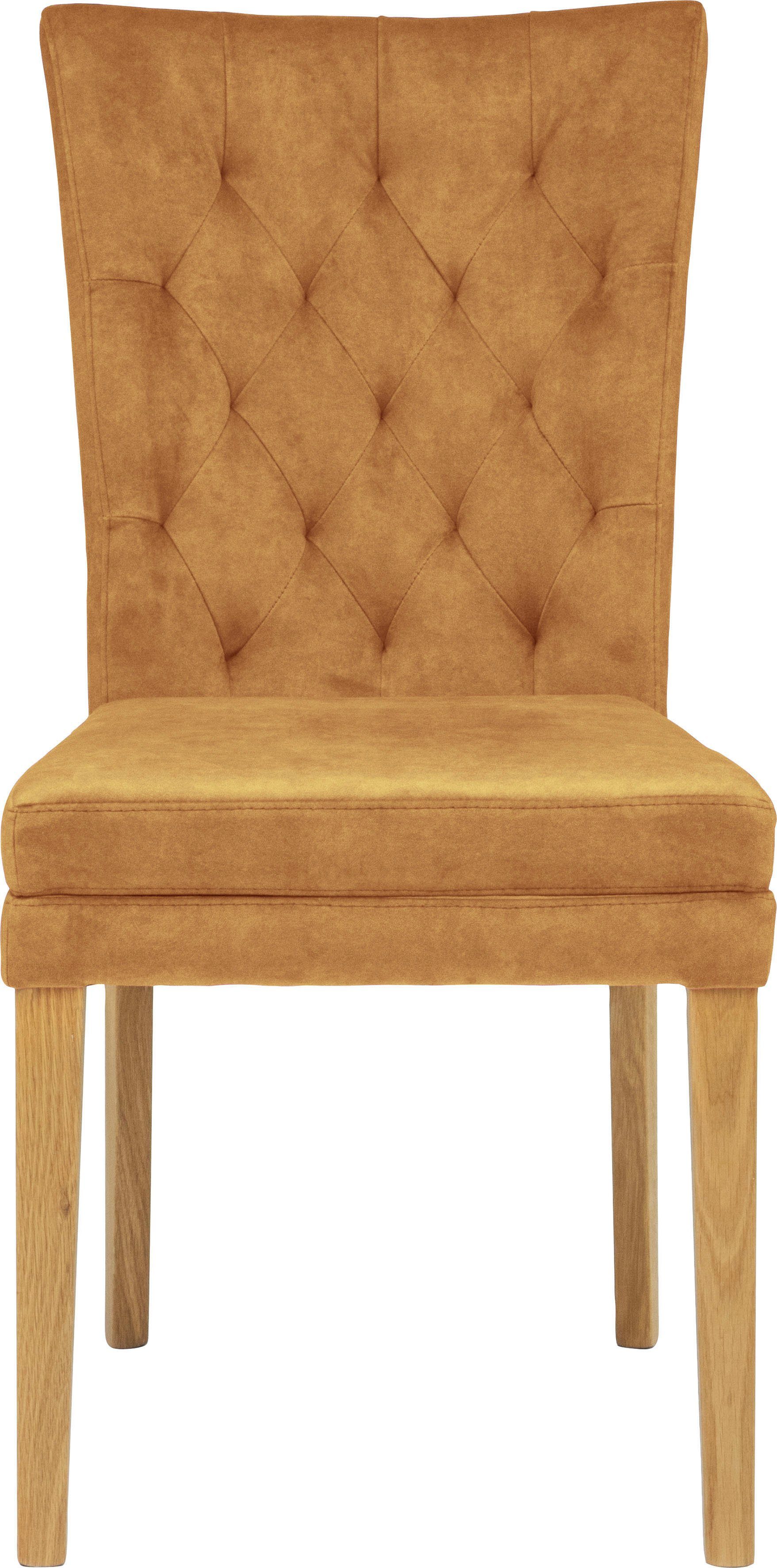Home affaire Eetkamerstoel Colorado BESTSELLER Polsterstoel Poten in eiken of noten. In set van 2, 4 of 6