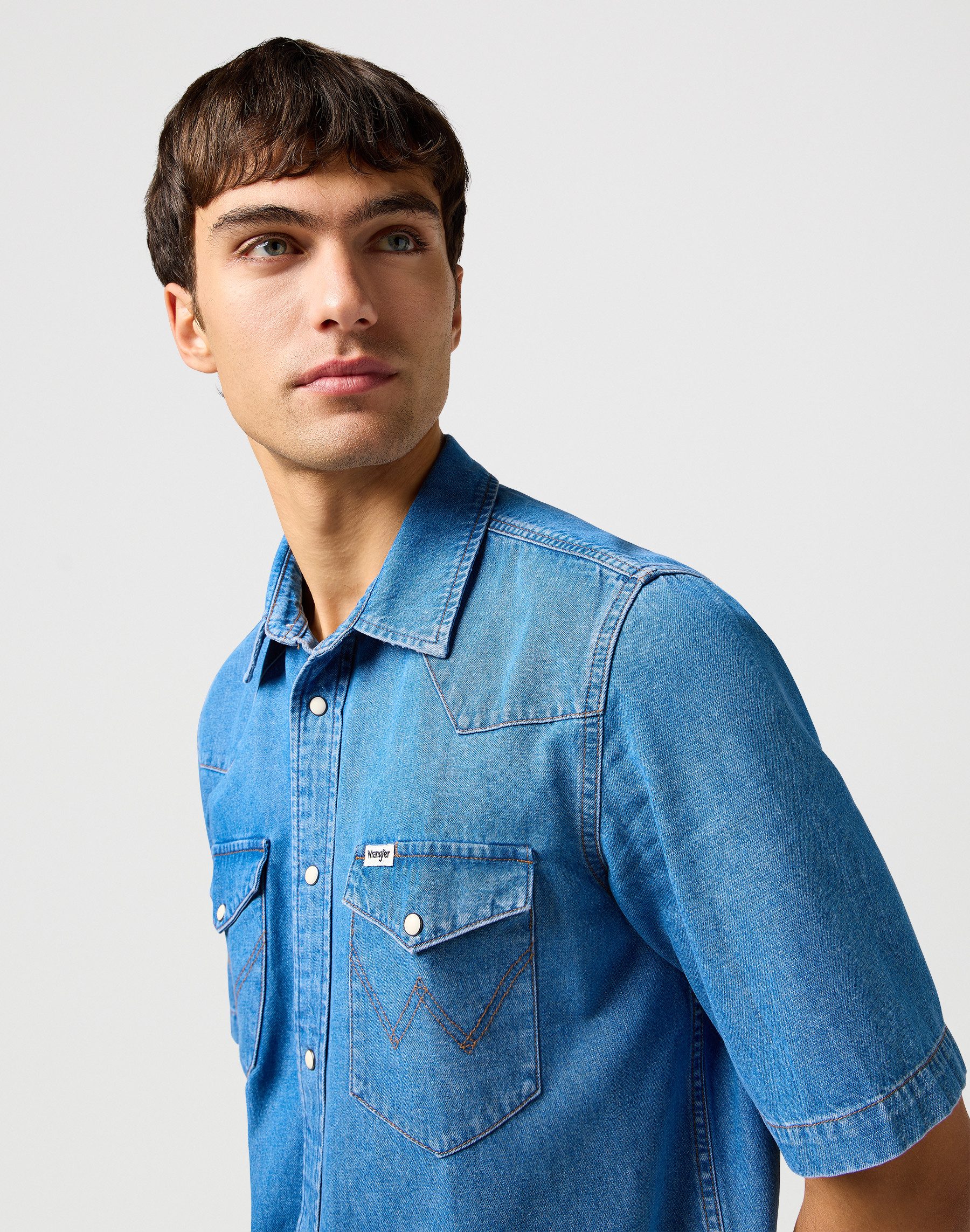 Wrangler Overhemd met korte mouwen Western