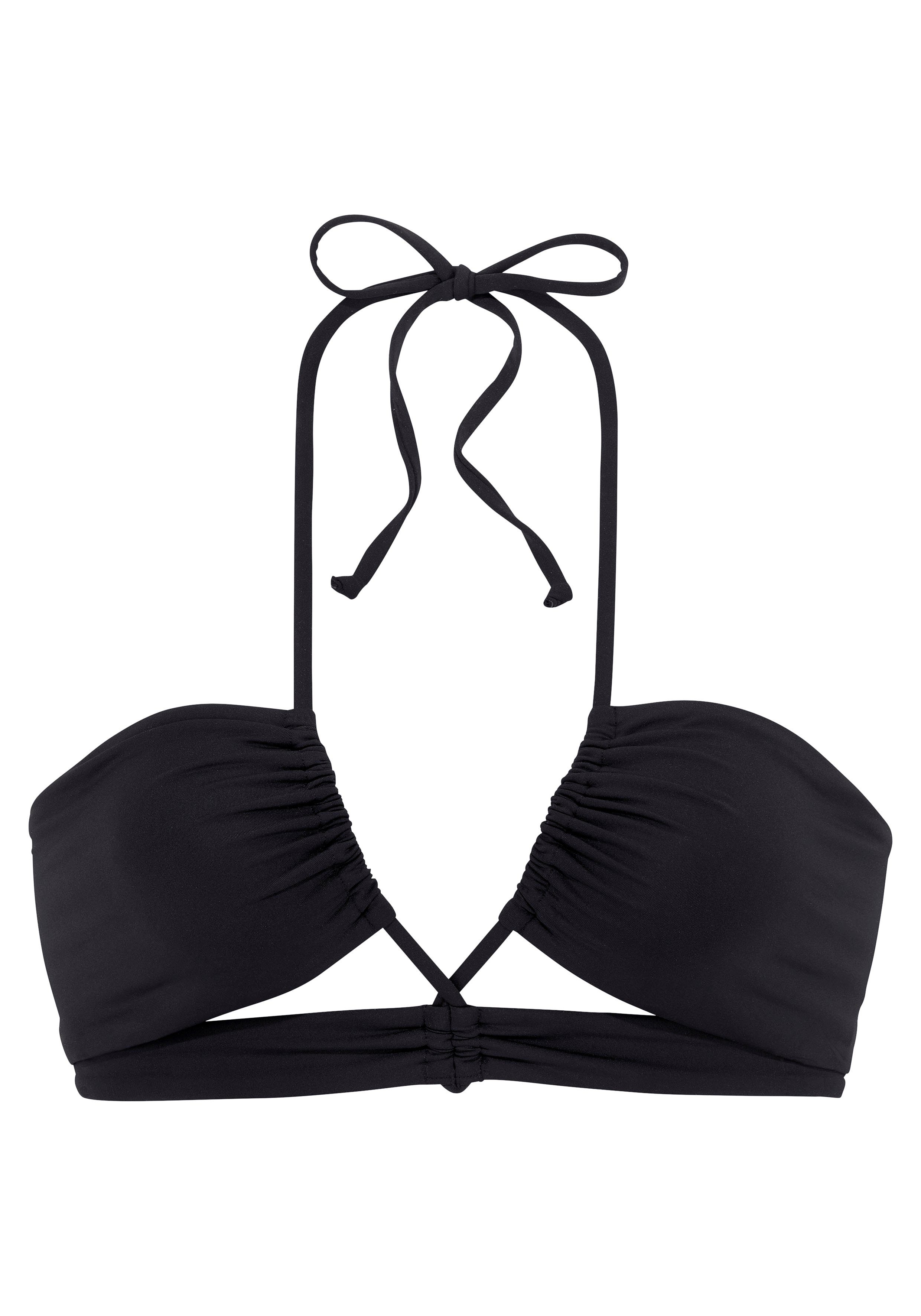 s.Oliver RED LABEL Beachwear Bandeau-bikinitop Joy met modieuze uitsparingen