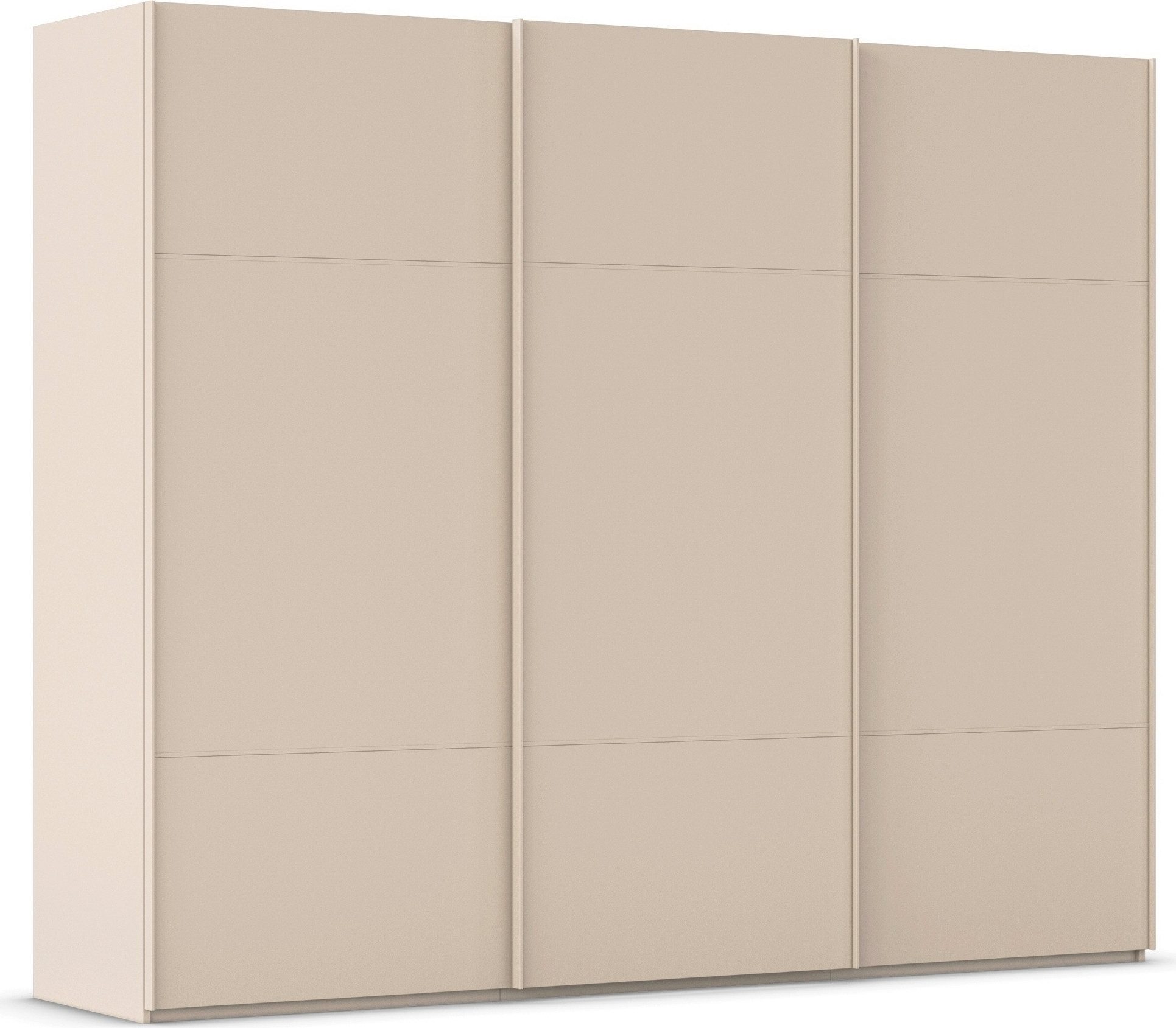 rauch Schuifdeurkast Kledingkast kast garderobe slaapkamerkast SCALE-TRIO edel drievoudig front, 2 sierlijsten in grepen kleur made in germany