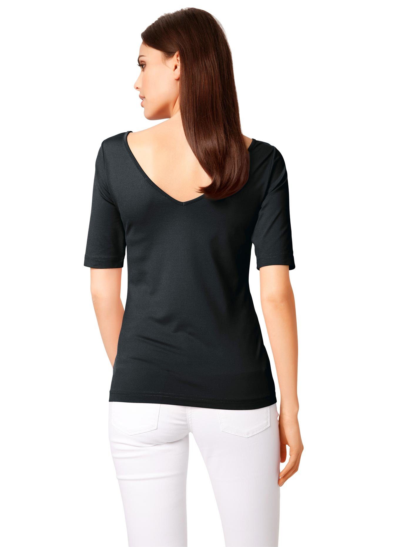 heine Shirt met korte mouwen U-Boot Shirt (1-delig)