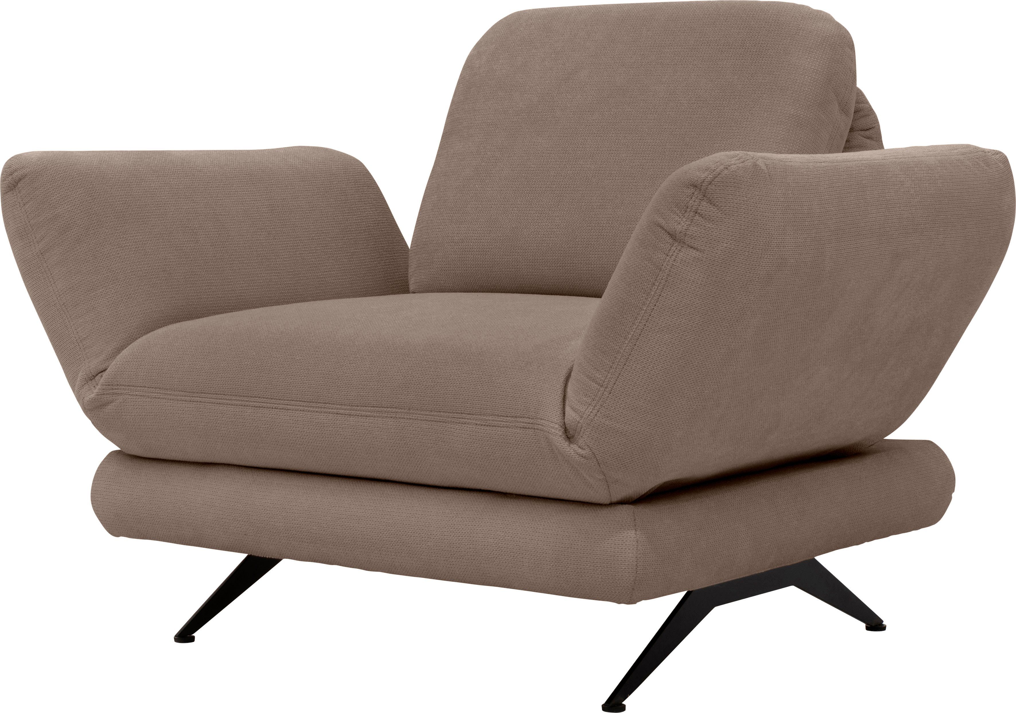 Places of Style Fauteuil Saletto modern design, incl. armleuningfunctie, naar keuze ook met verstelbare rugleuning