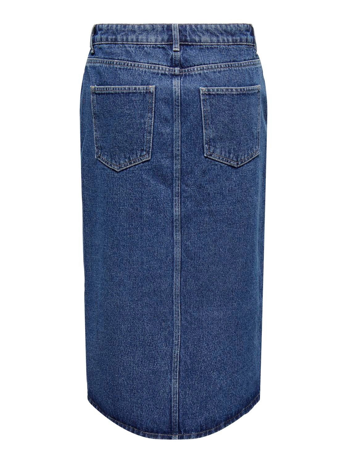 Only Jeans rok ONLBIANCA MIDI SKIRT DNM REA NOOS