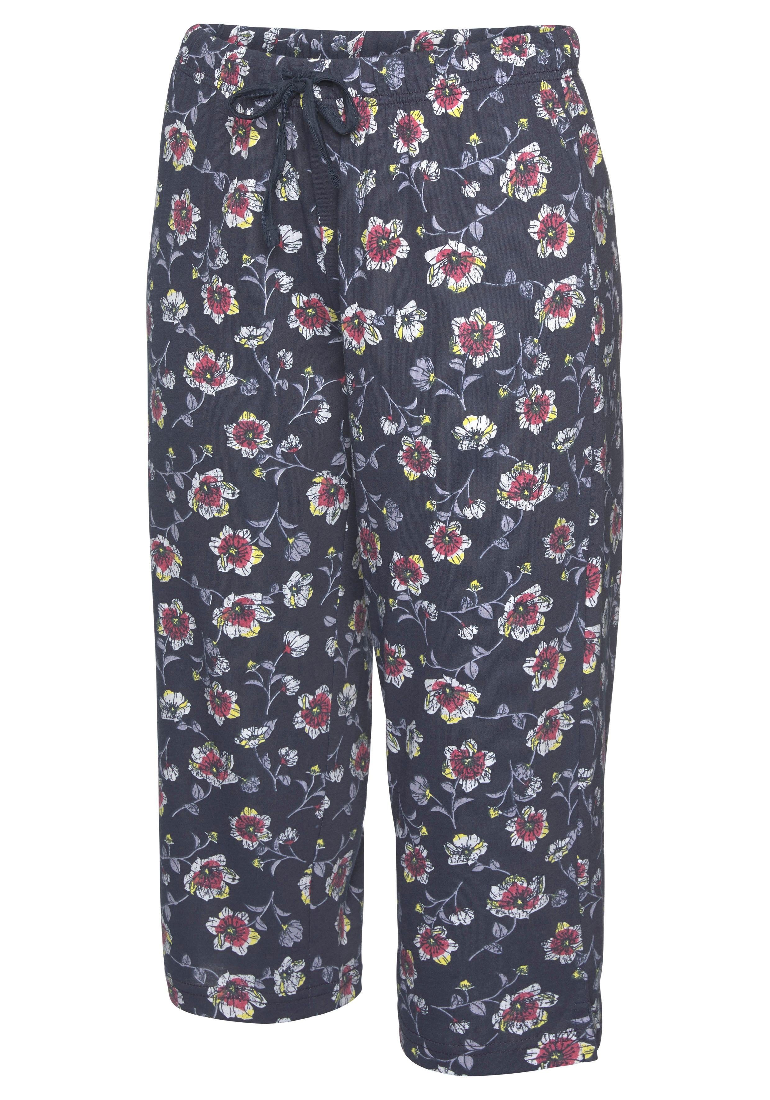 Vivance Dreams Capripyjama met gedessineerde pyjamabroek (2-delig, 1 stuk)