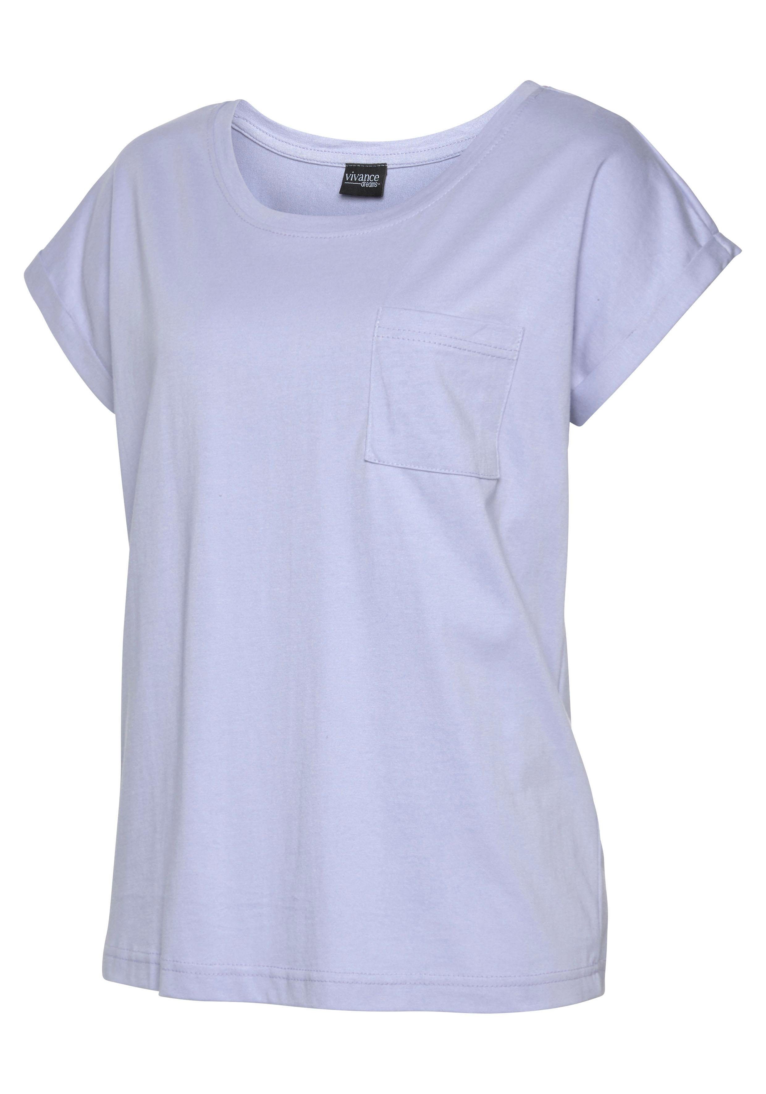 Vivance Dreams Capripyjama met gedessineerde pyjamabroek (2-delig, 1 stuk)