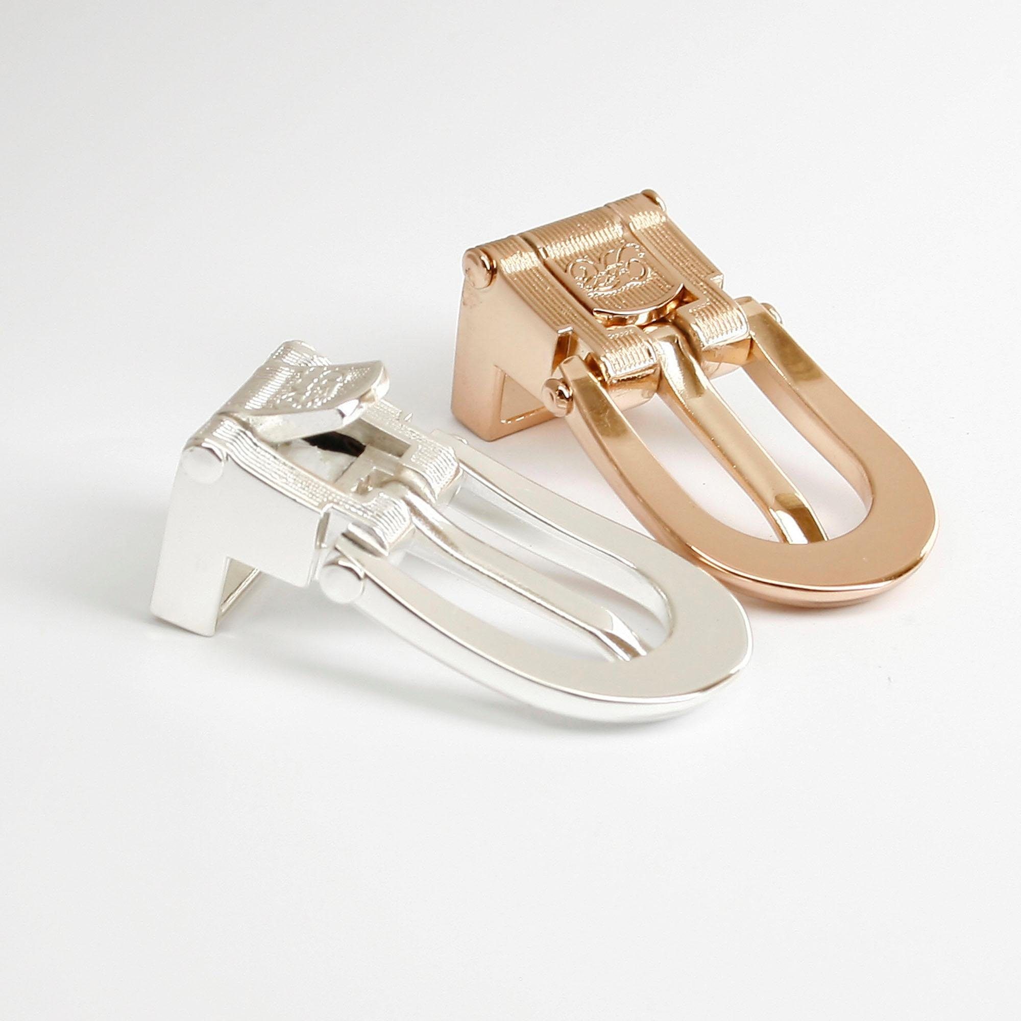 Anthoni Crown Leren riem in een smal model met goudkleurige gesp