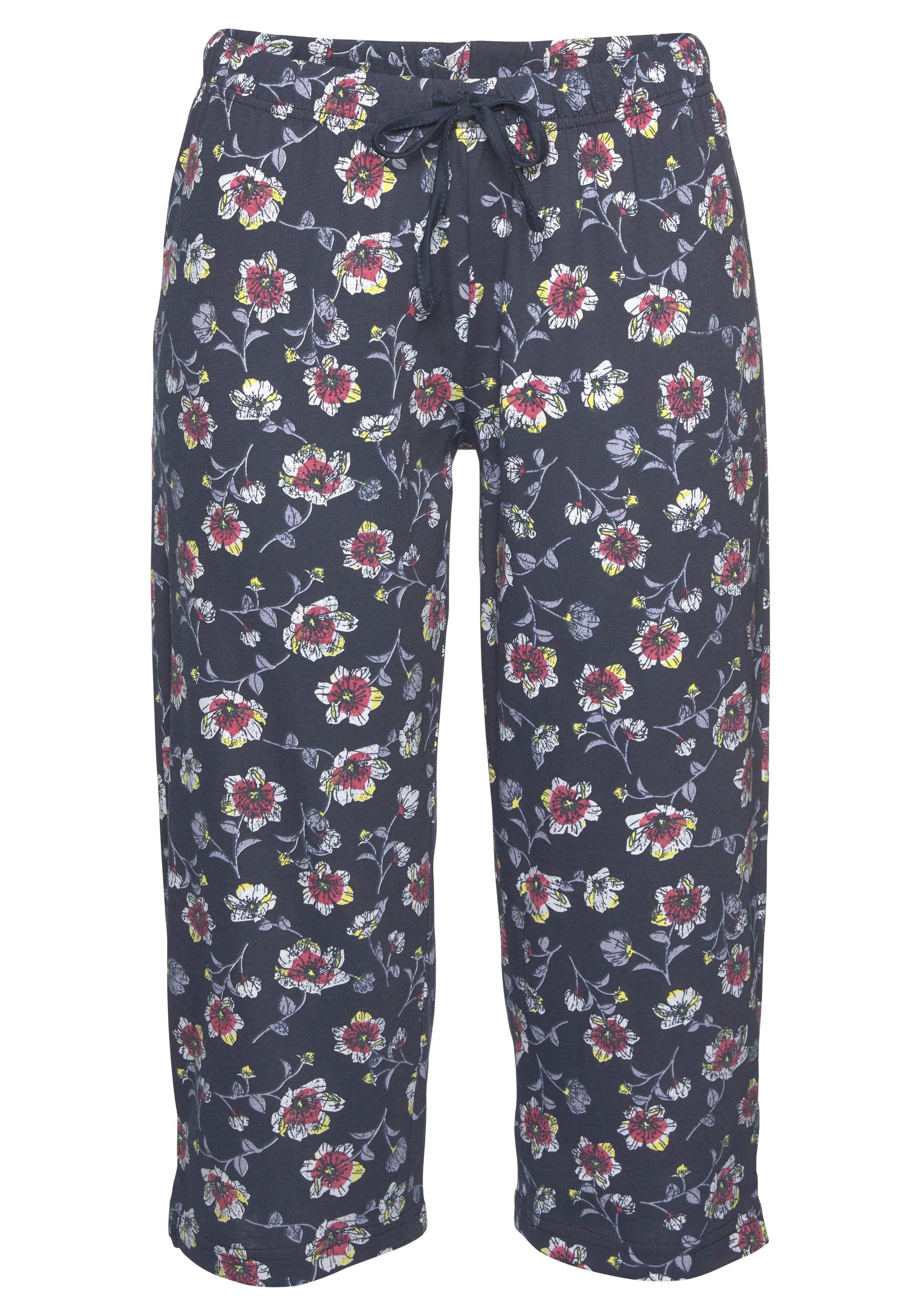 Vivance Dreams Capripyjama met gedessineerde pyjamabroek (2-delig, 1 stuk)