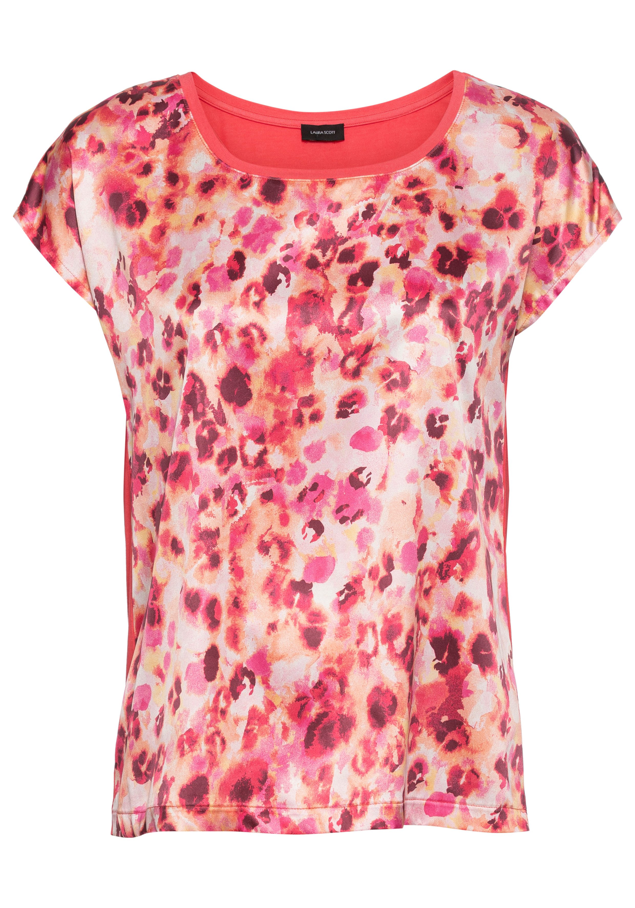 Laura Scott Shirtblouse van glanzend satijn