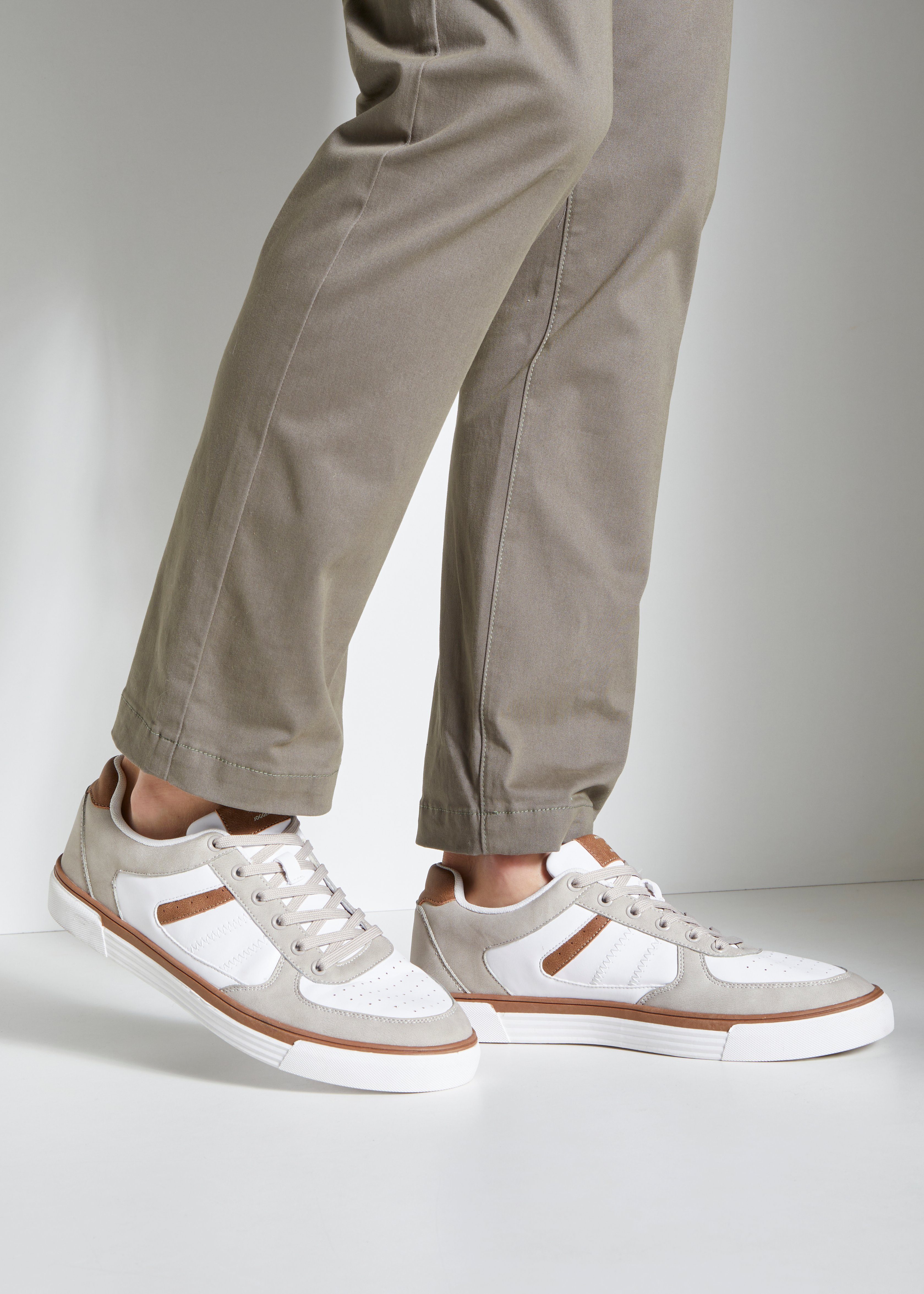 AUTHENTIC LE JOGGER Sneakers met kleur- en materiaalmix, veterschoenen, vrijetijdsschoenen, vegan