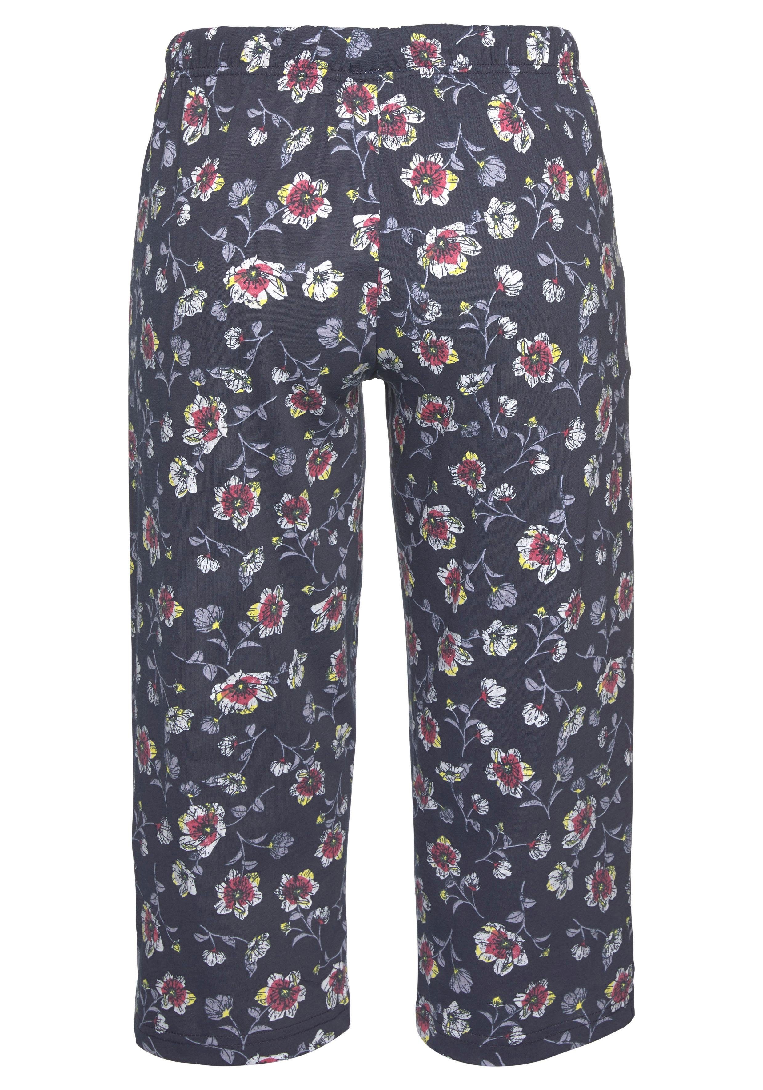 Vivance Dreams Capripyjama met gedessineerde pyjamabroek (2-delig, 1 stuk)