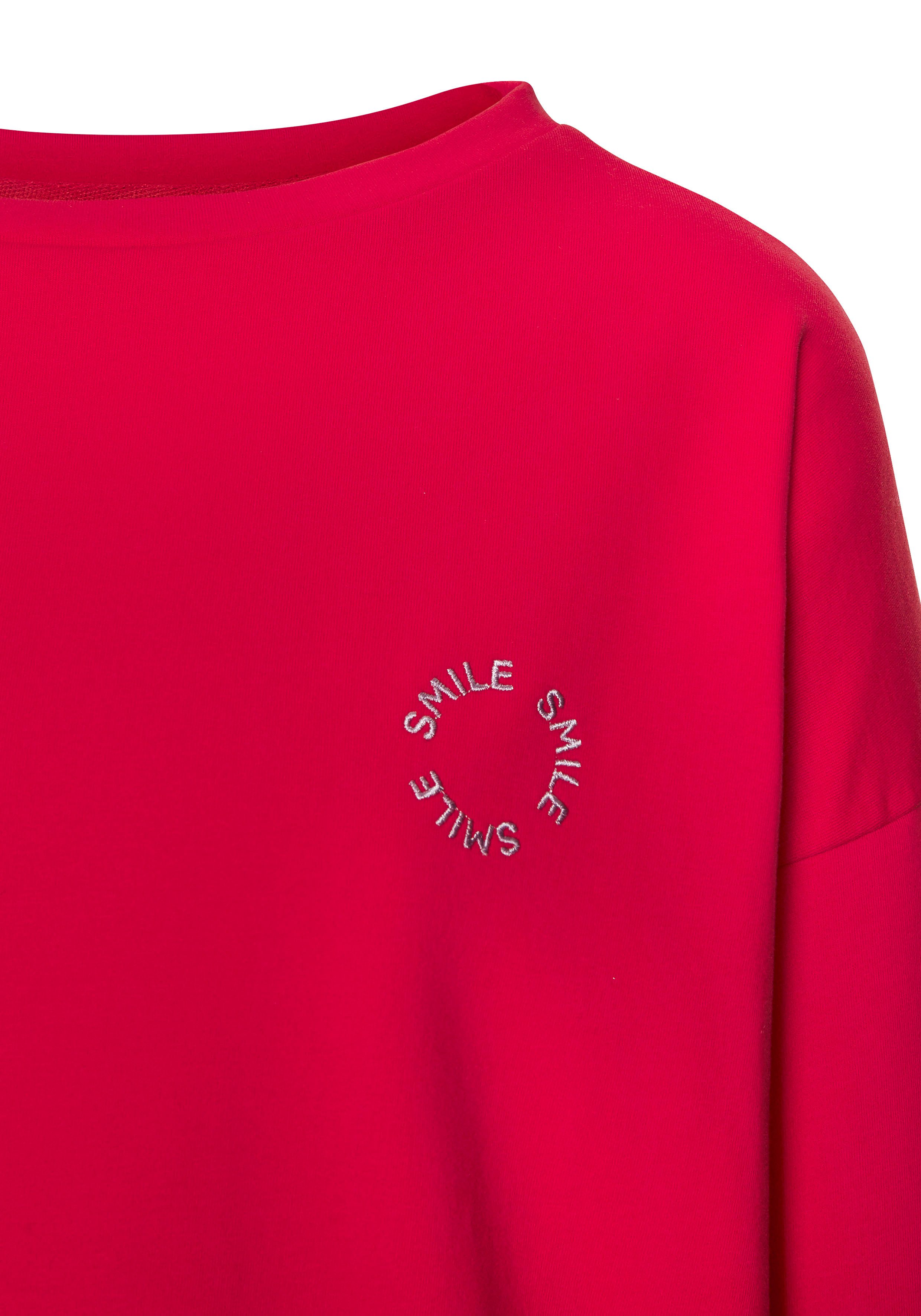 Lascana Sweatshirt met kleine borduursels