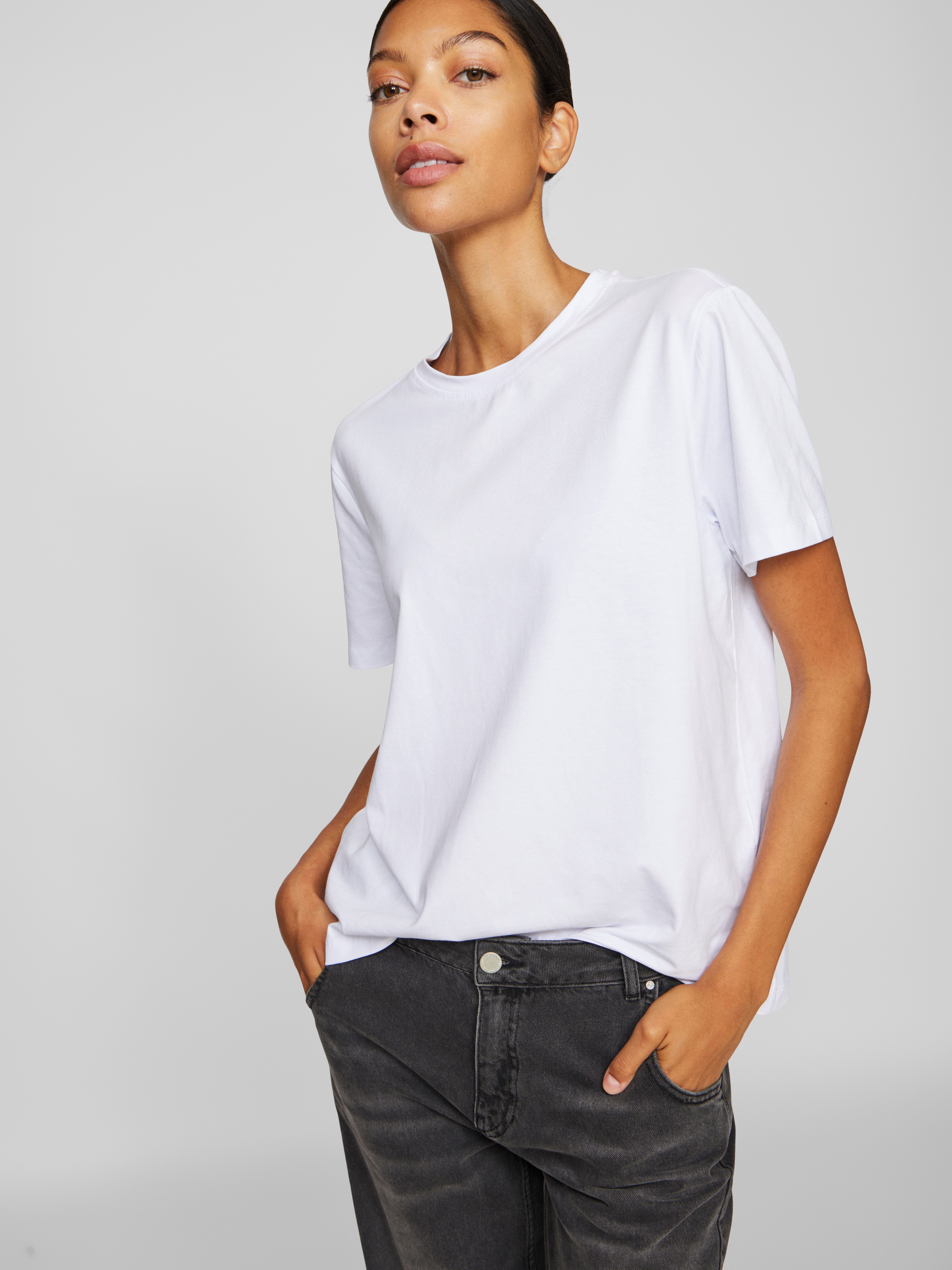 Vila Shirt met korte mouwen VINORA S/S T-SHIRT - NOOS