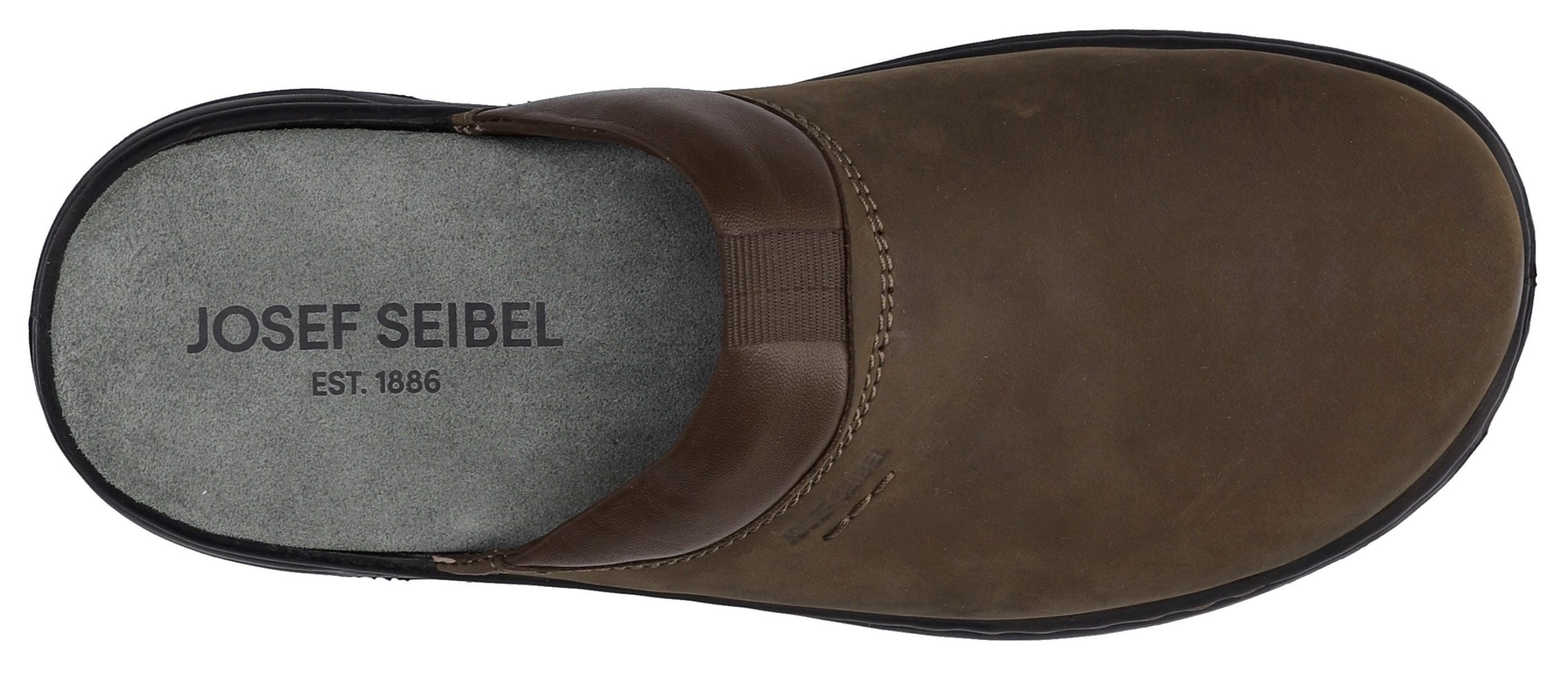 Josef Seibel Clogs Marlon 08 , pantoffel, huisschoen met zacht gepolsterde instap