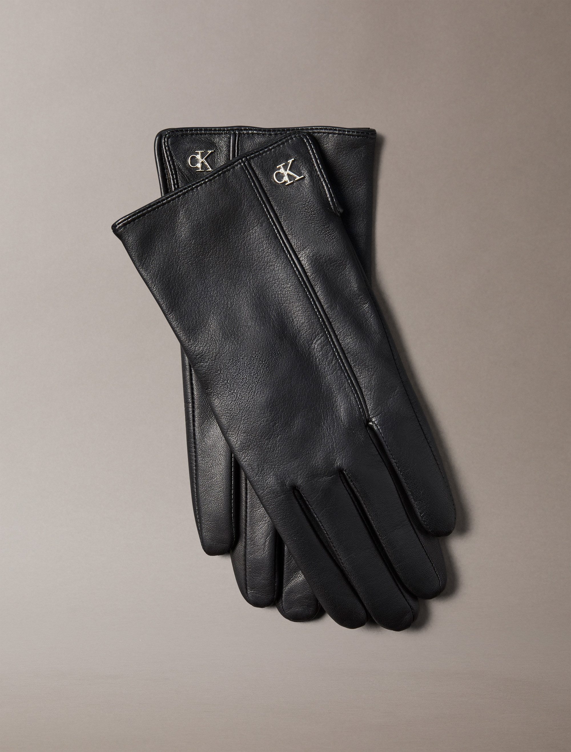 Calvin Klein Leren handschoenen