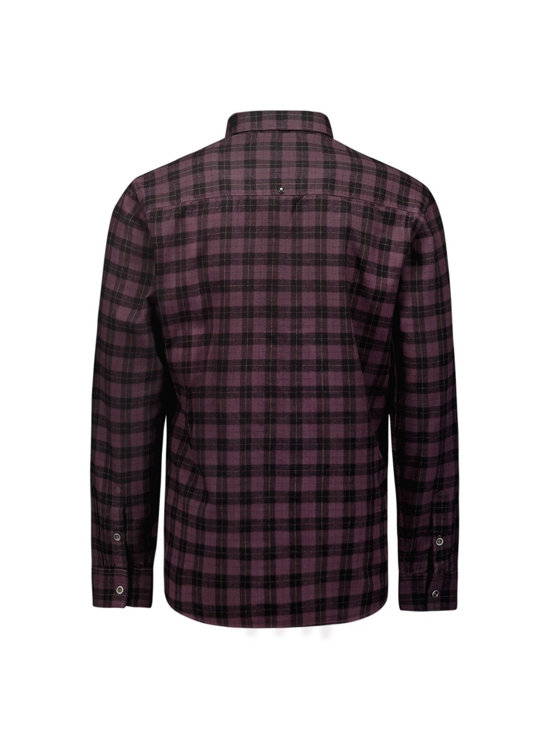 NO EXCESS Overhemd met lange mouwen geruit en met hoogwaardige viscose