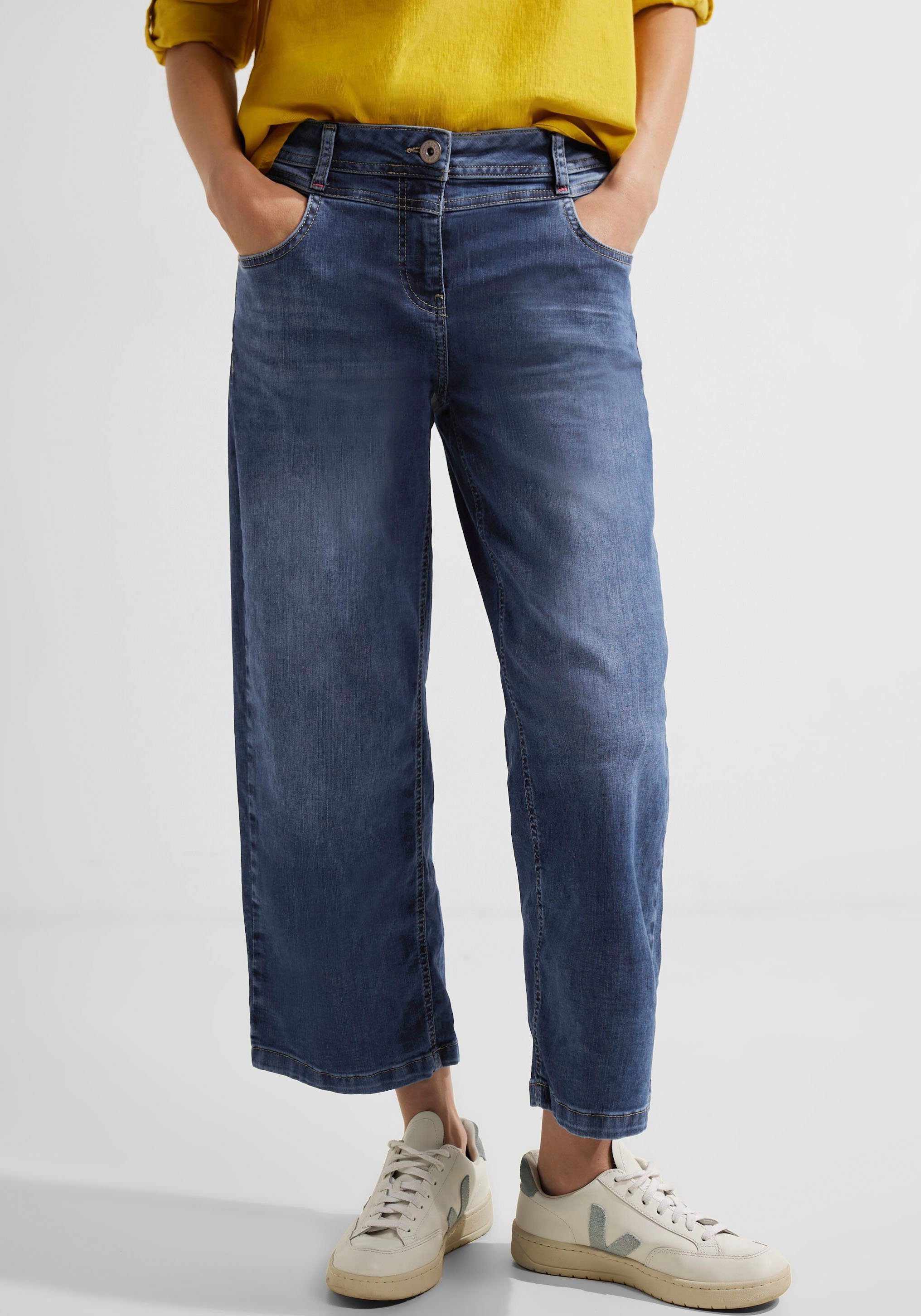 Cecil Loose fit jeans met wassing