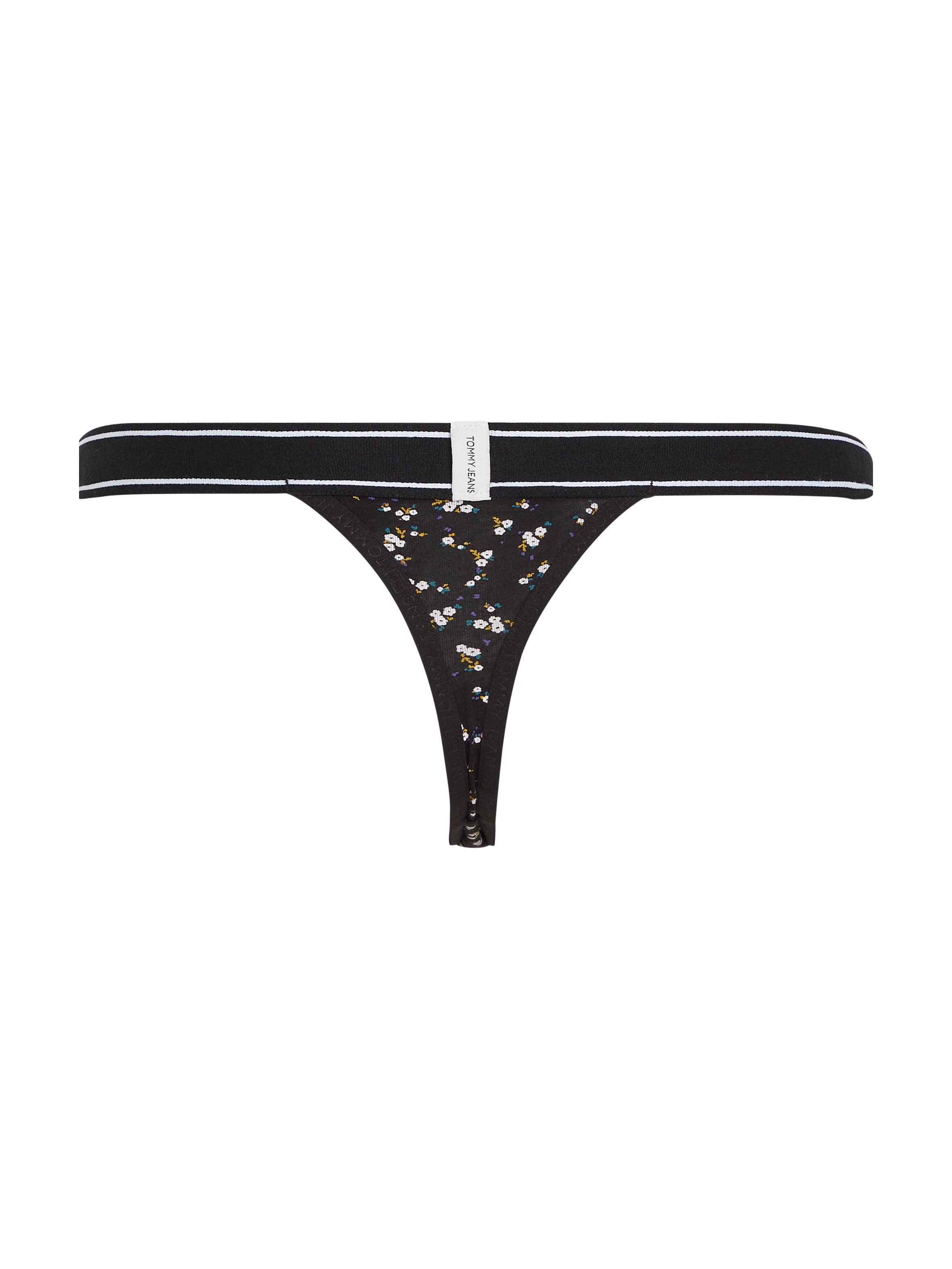 Tommy Hilfiger Underwear Tanga THONG PRINT met bloemenprint, logo-inscriptie