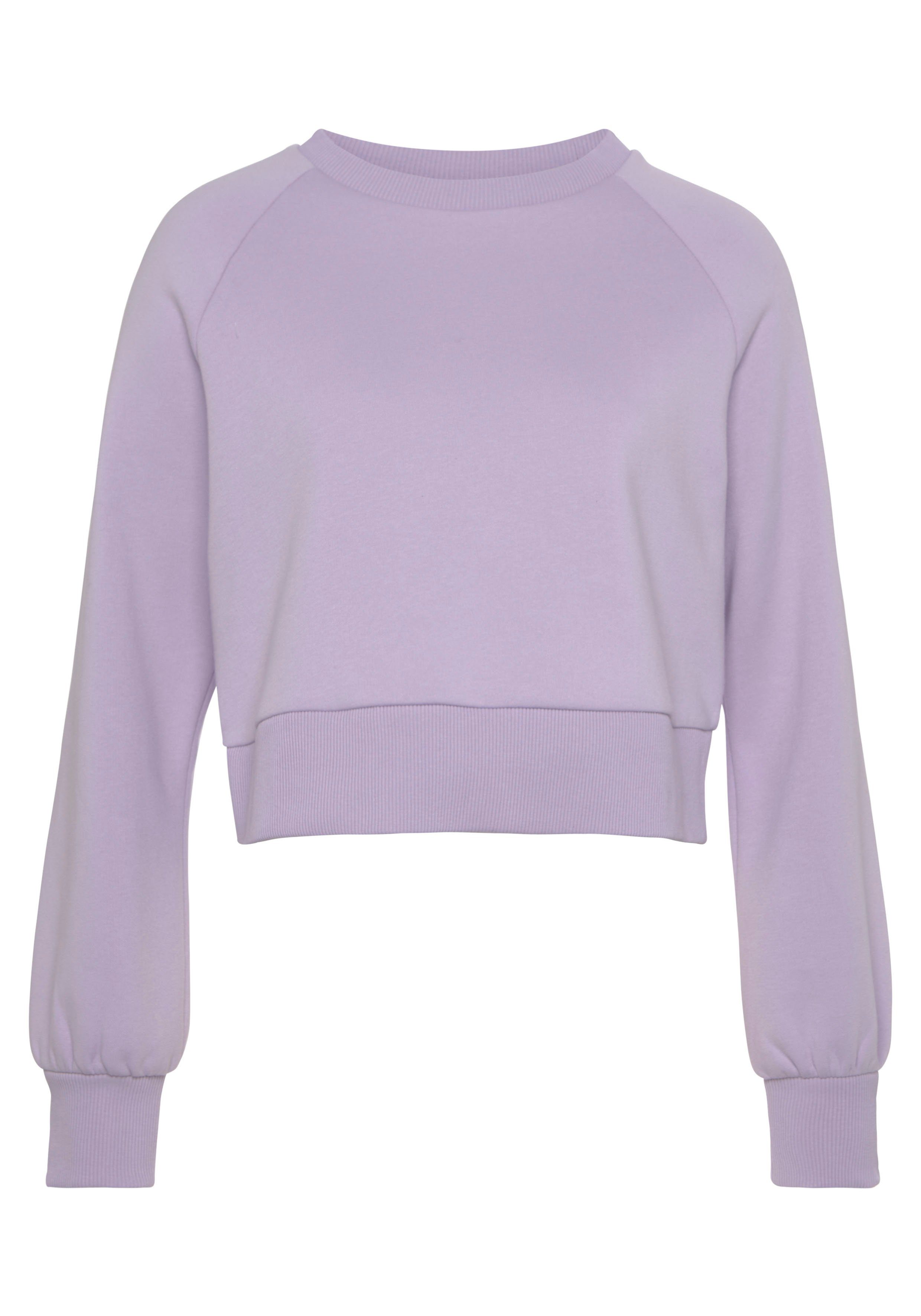 LSCN by LASCANA Sweatshirt met decoratieve stiksels, loungepak