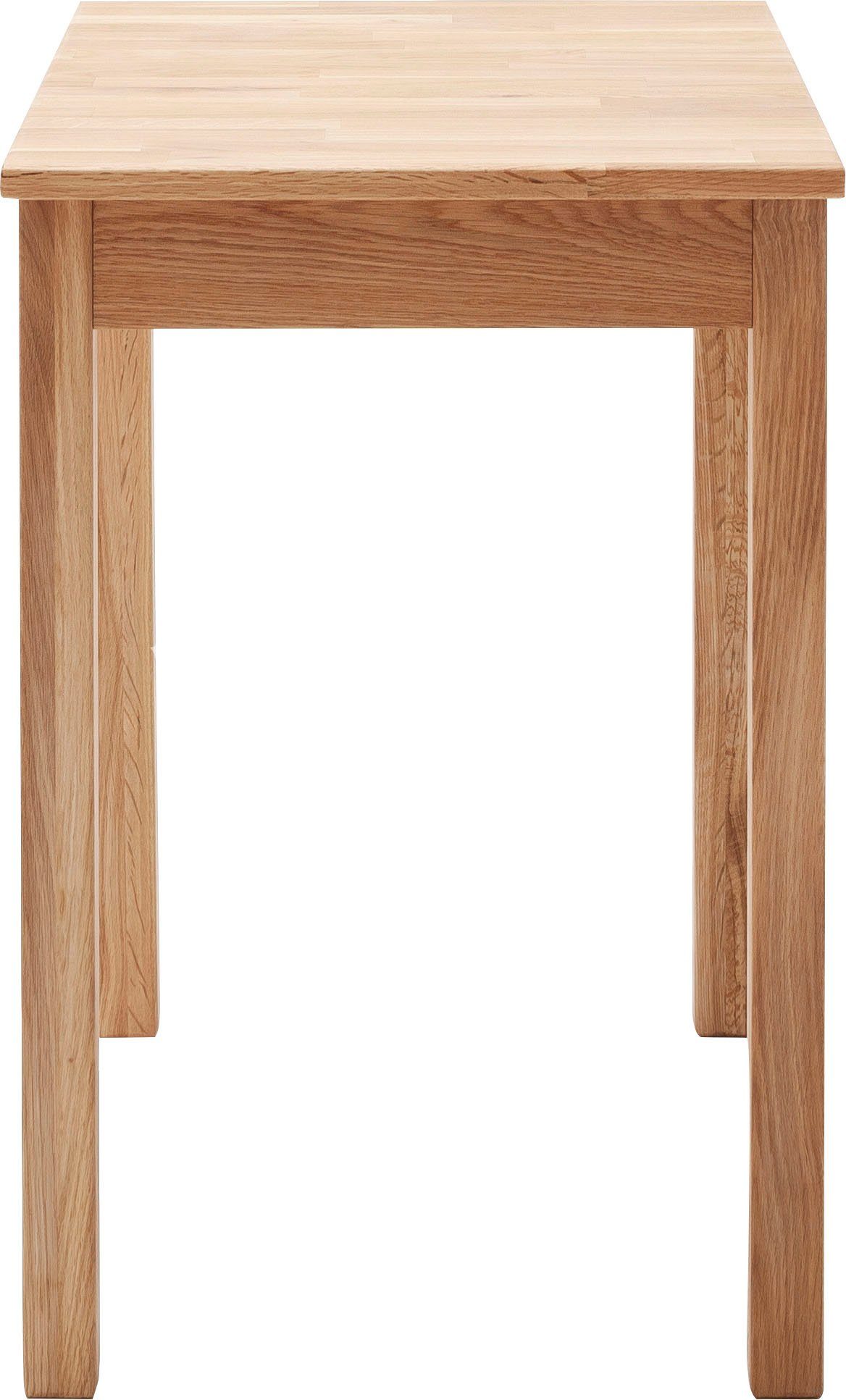MCA living Eettafel Alfons, TOPSELLER! Massief houten tafel in geolied wildeiken, belastbaar tot 50 kg